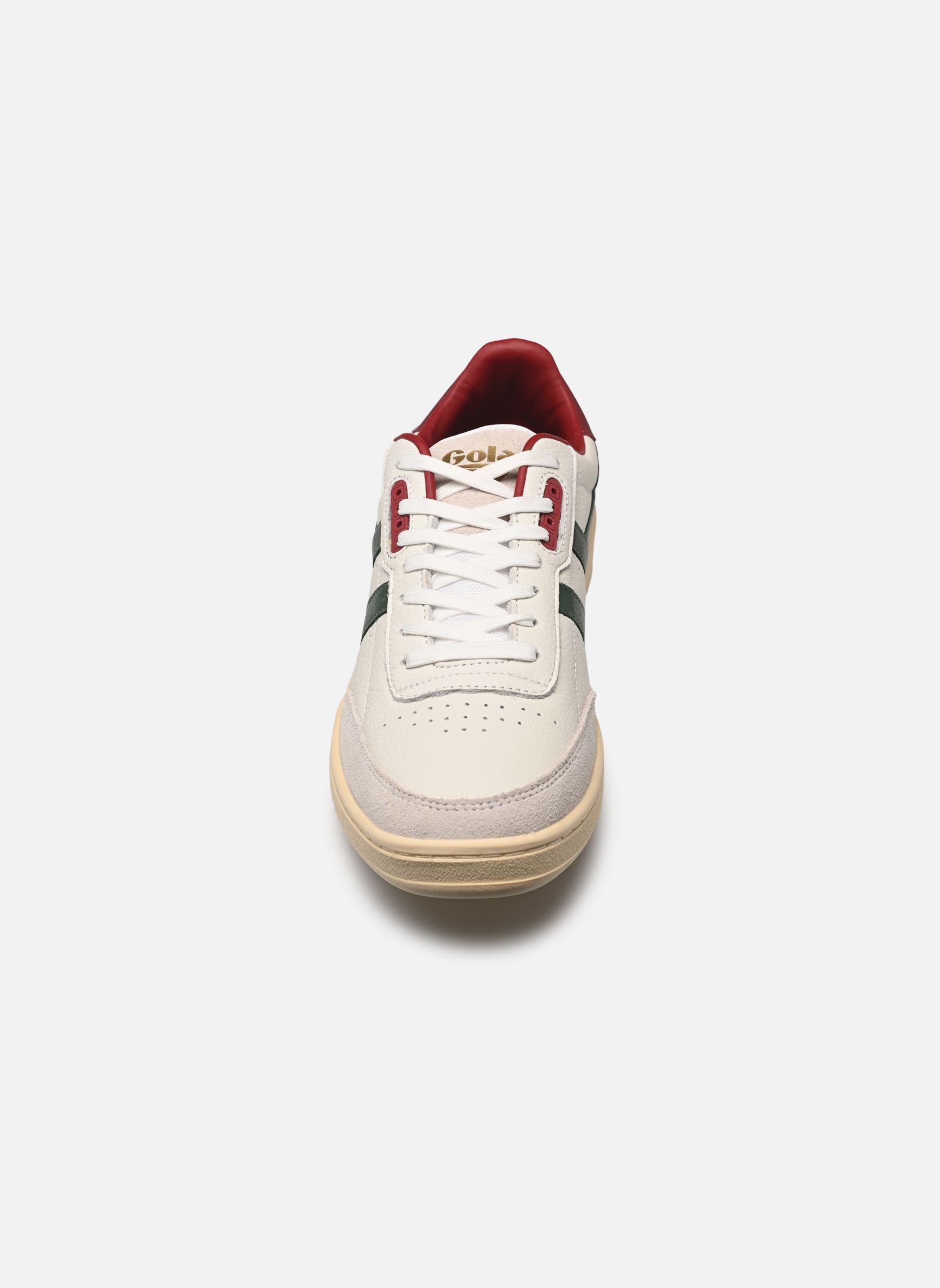 Sneakers basse CONTACT LEATHER uomo bianco Gola Sneakers basse CONTACT LEATHER uomo bianco WHITE/EVERGREEN/DEEP RED