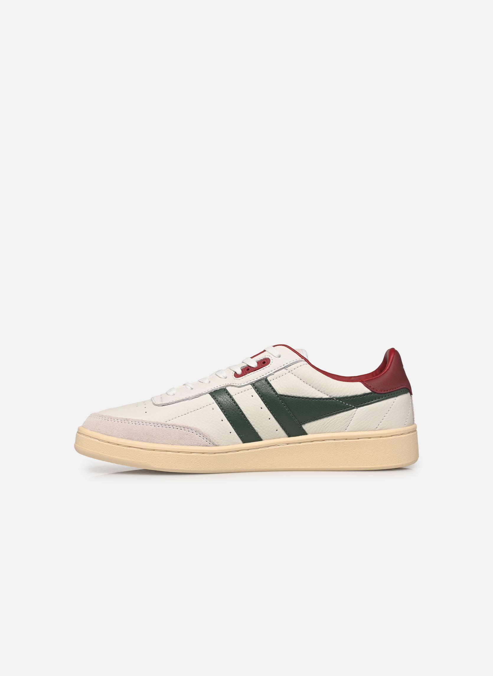 Sneakers basse CONTACT LEATHER uomo bianco Gola Sneakers basse CONTACT LEATHER uomo bianco WHITE/EVERGREEN/DEEP RED