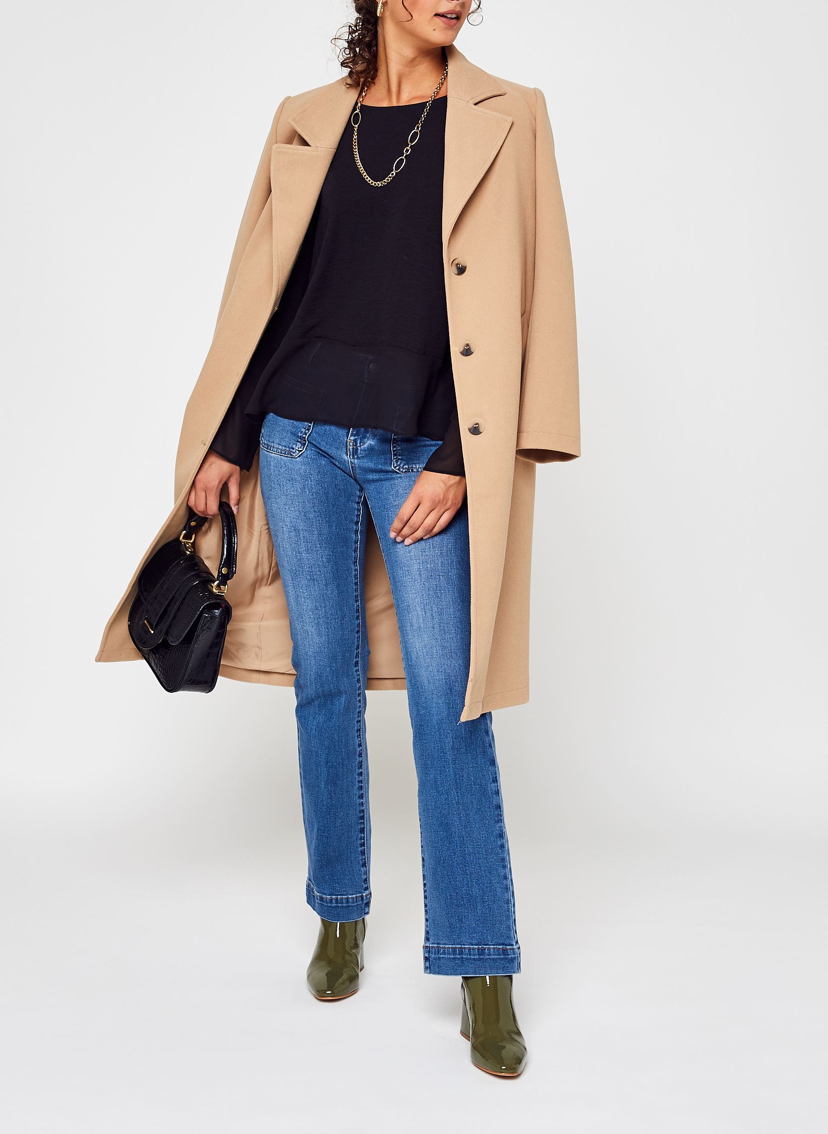 Flared Jeans BELLA damen blau FAM Flared Jeans BELLA damen blau BLUE