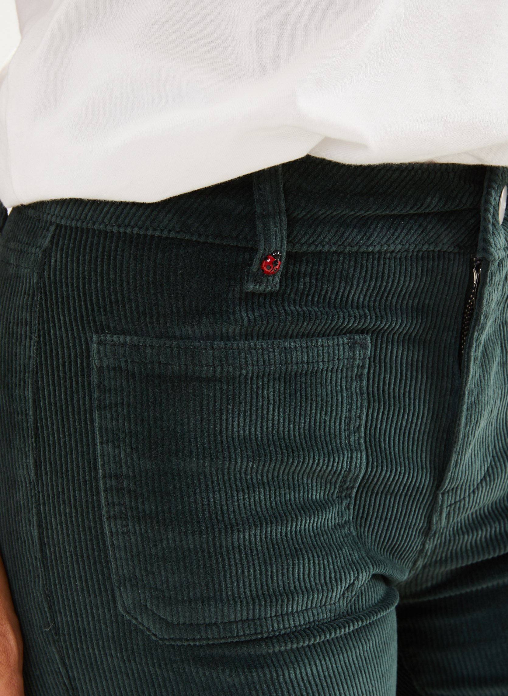 Flared Jeans BELLA damen grün FAM Flared Jeans BELLA damen grün FOREST