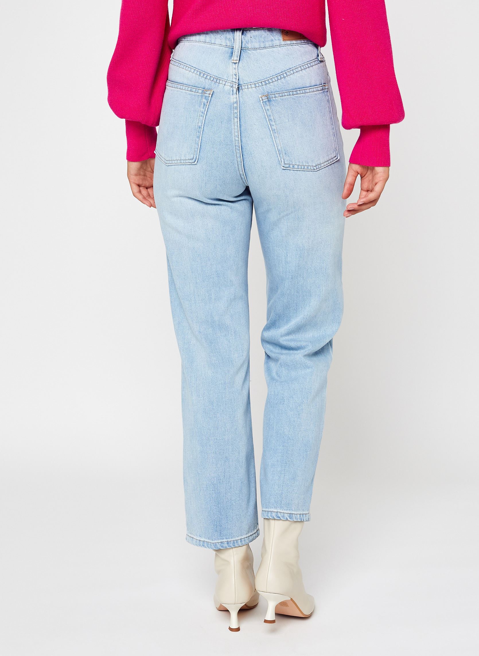 Straight Fit Jeans POLA damen blau FAM Straight Fit Jeans POLA damen blau LIGHT BLUE