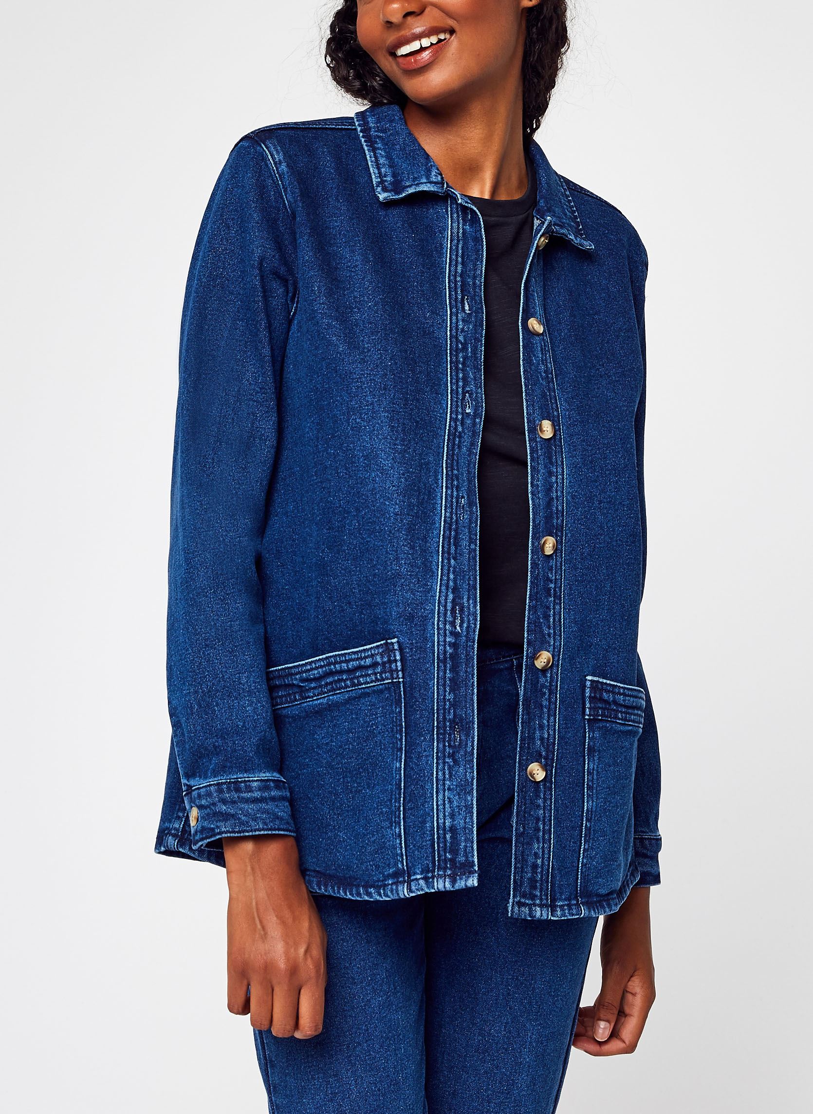 Vestes VIVIAN-L femme bleu FAM Vestes VIVIAN-L femme bleu STONE
