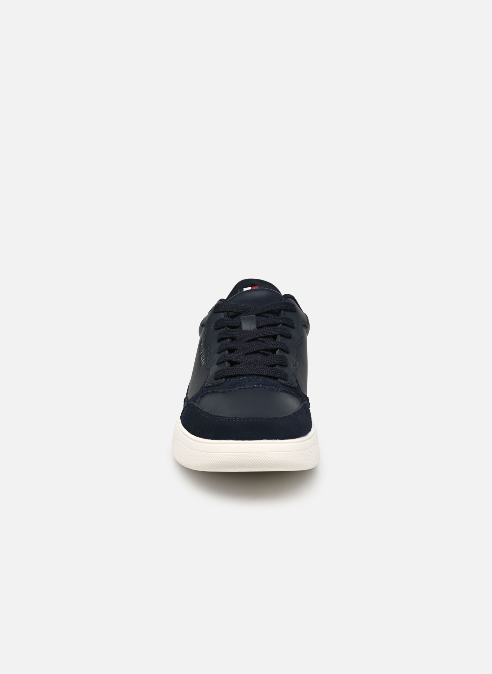Niedrige Sneaker ELEVATED CUPSOLE LEATHER MIX herren blau Tommy Hilfiger Niedrige Sneaker ELEVATED CUPSOLE LEATHER MIX herren blau DESERT SKY