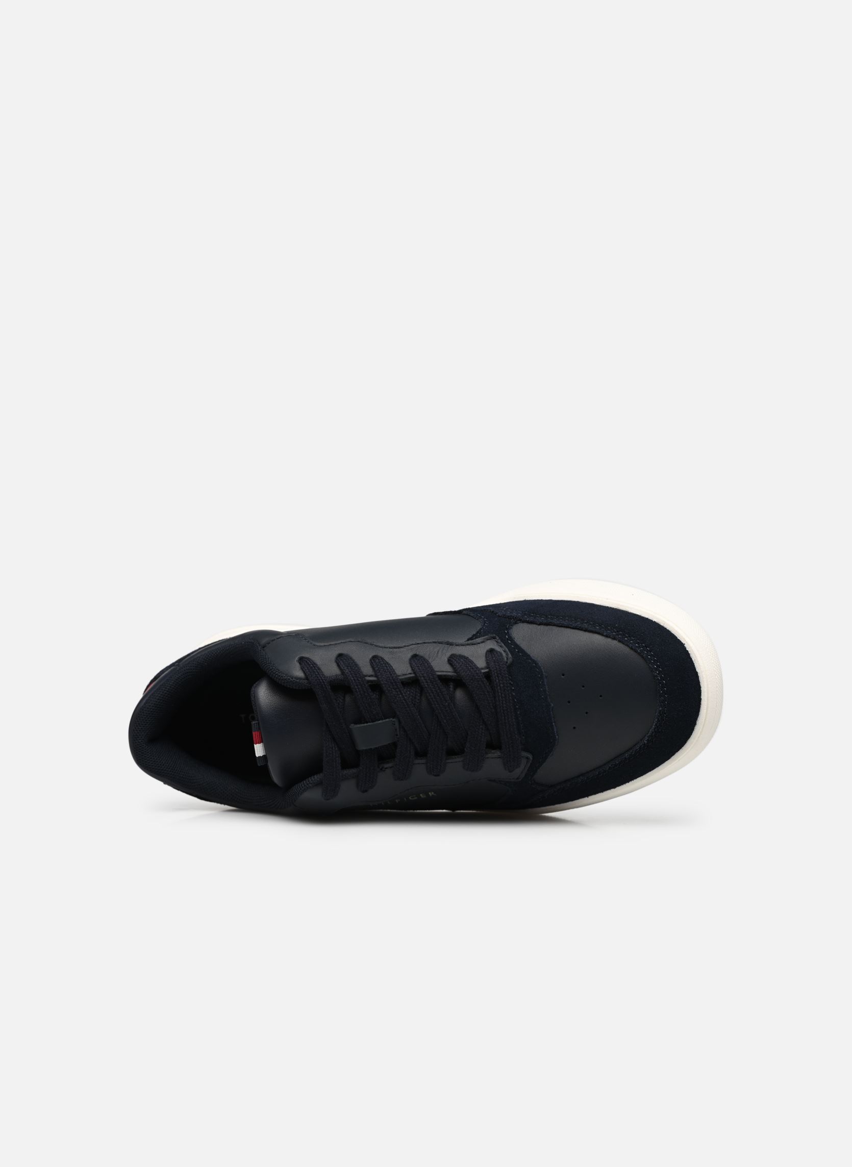 Niedrige Sneaker ELEVATED CUPSOLE LEATHER MIX herren blau Tommy Hilfiger Niedrige Sneaker ELEVATED CUPSOLE LEATHER MIX herren blau DESERT SKY