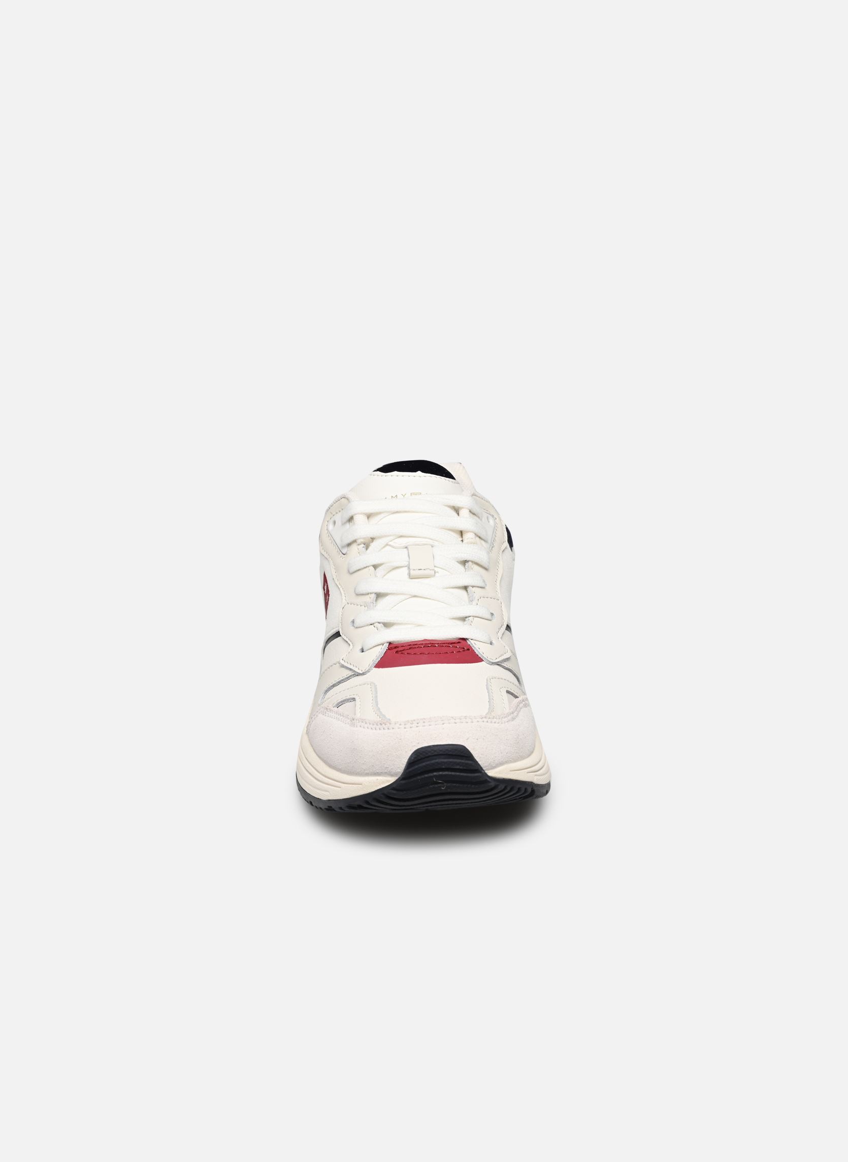 Baskets basses MODERN PREPPY RUNNER femme blanc Tommy Hilfiger Baskets basses MODERN PREPPY RUNNER femme blanc WHITE / RWB