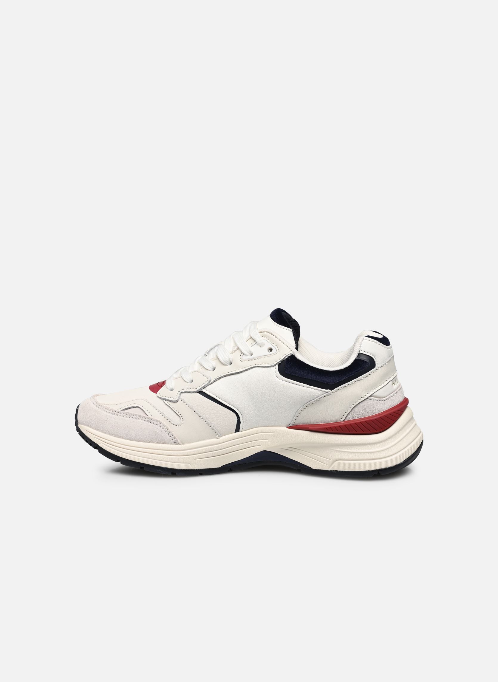 Baskets basses MODERN PREPPY RUNNER femme blanc Tommy Hilfiger Baskets basses MODERN PREPPY RUNNER femme blanc WHITE / RWB