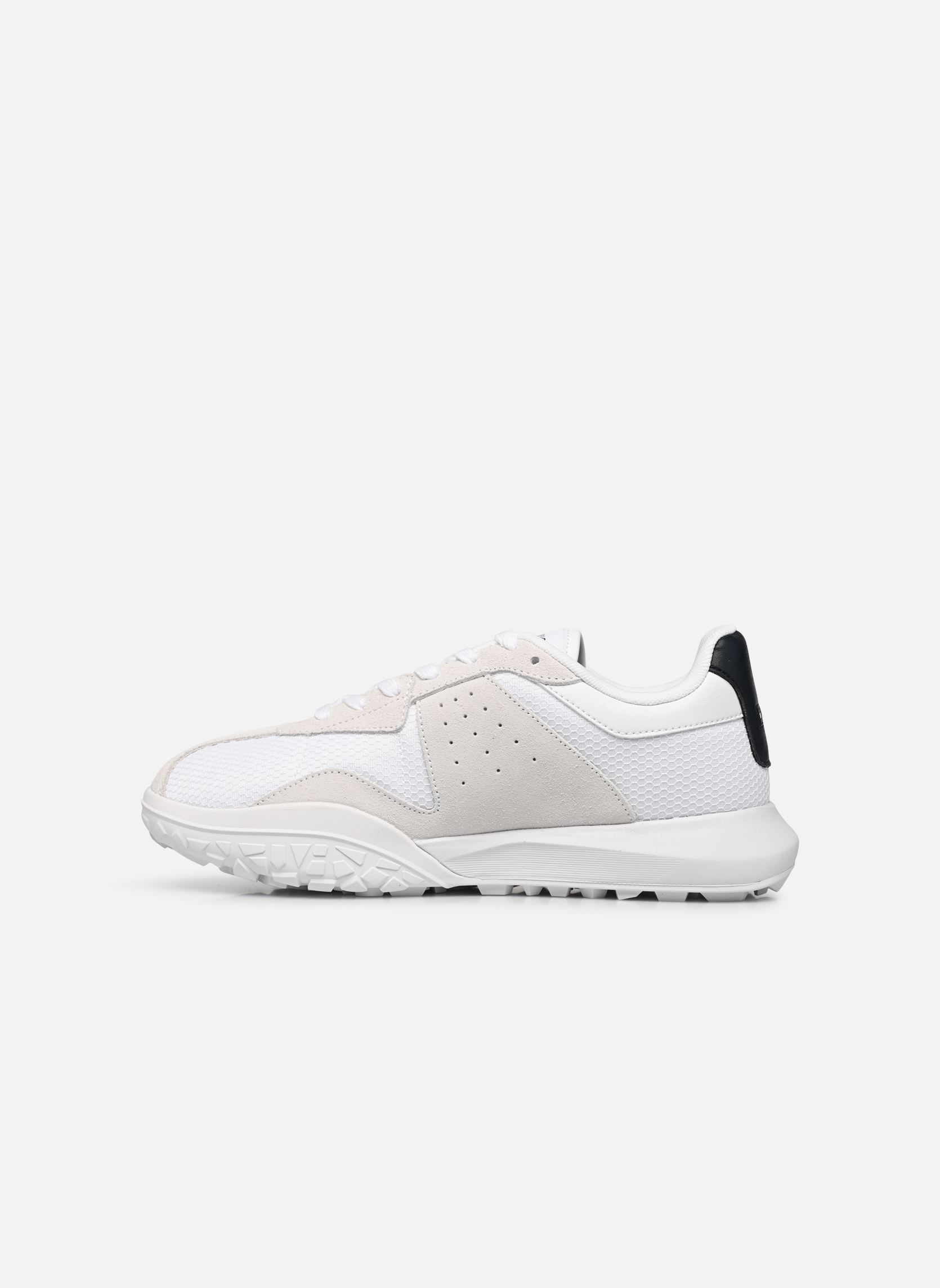 Niedrige Sneaker RETRO MODERN RUNNER MIX herren weiß Tommy Hilfiger Niedrige Sneaker RETRO MODERN RUNNER MIX herren weiß WHITE