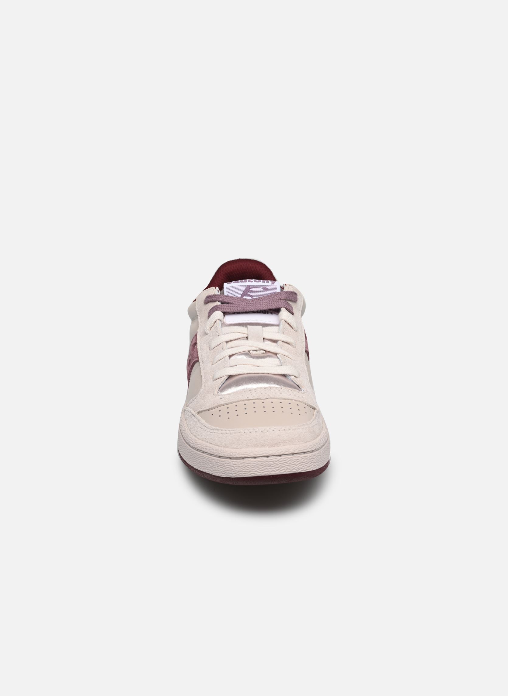 Lage sneakers JAZZ COURT dames beige Saucony Lage sneakers JAZZ COURT dames beige SATIN/PLUM