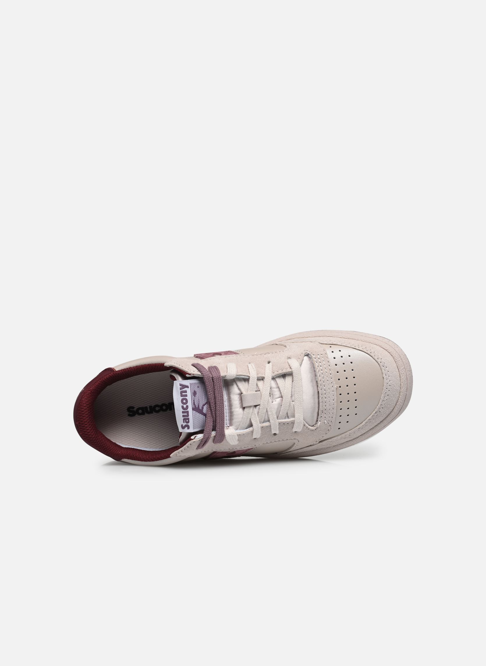 Lage sneakers JAZZ COURT dames beige Saucony Lage sneakers JAZZ COURT dames beige SATIN/PLUM