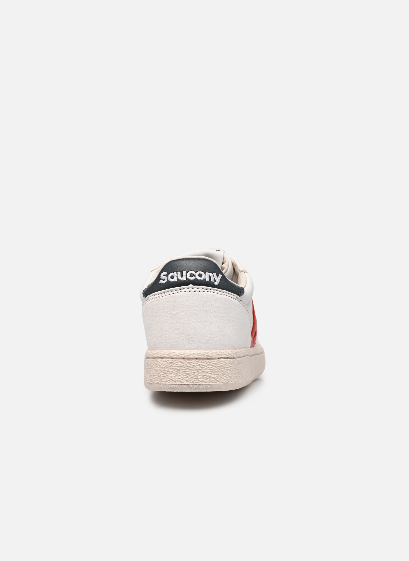 Niedrige Sneaker JAZZ COURT damen weiß Saucony Niedrige Sneaker JAZZ COURT damen weiß White/red