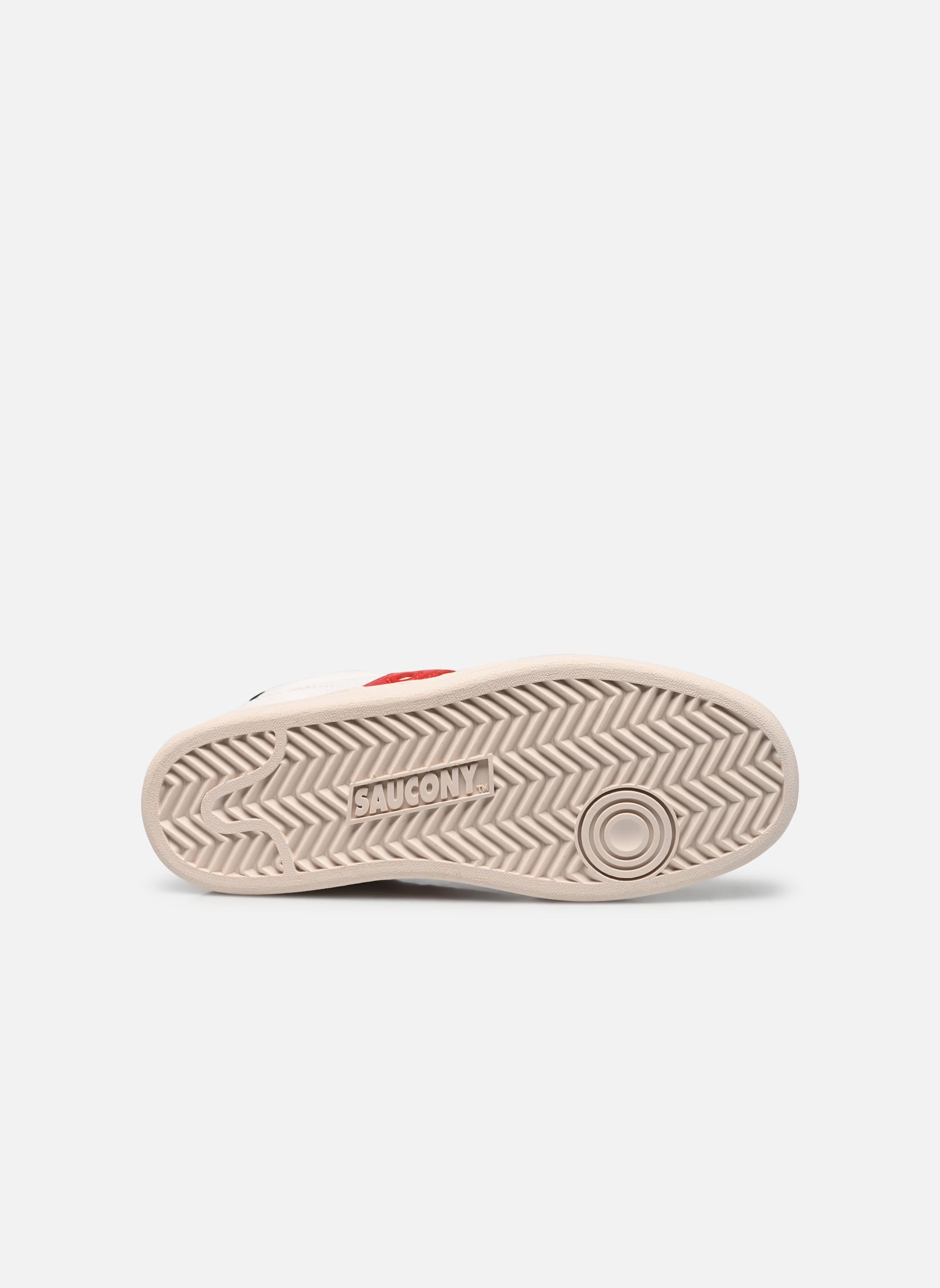 Niedrige Sneaker JAZZ COURT damen weiß Saucony Niedrige Sneaker JAZZ COURT damen weiß White/red