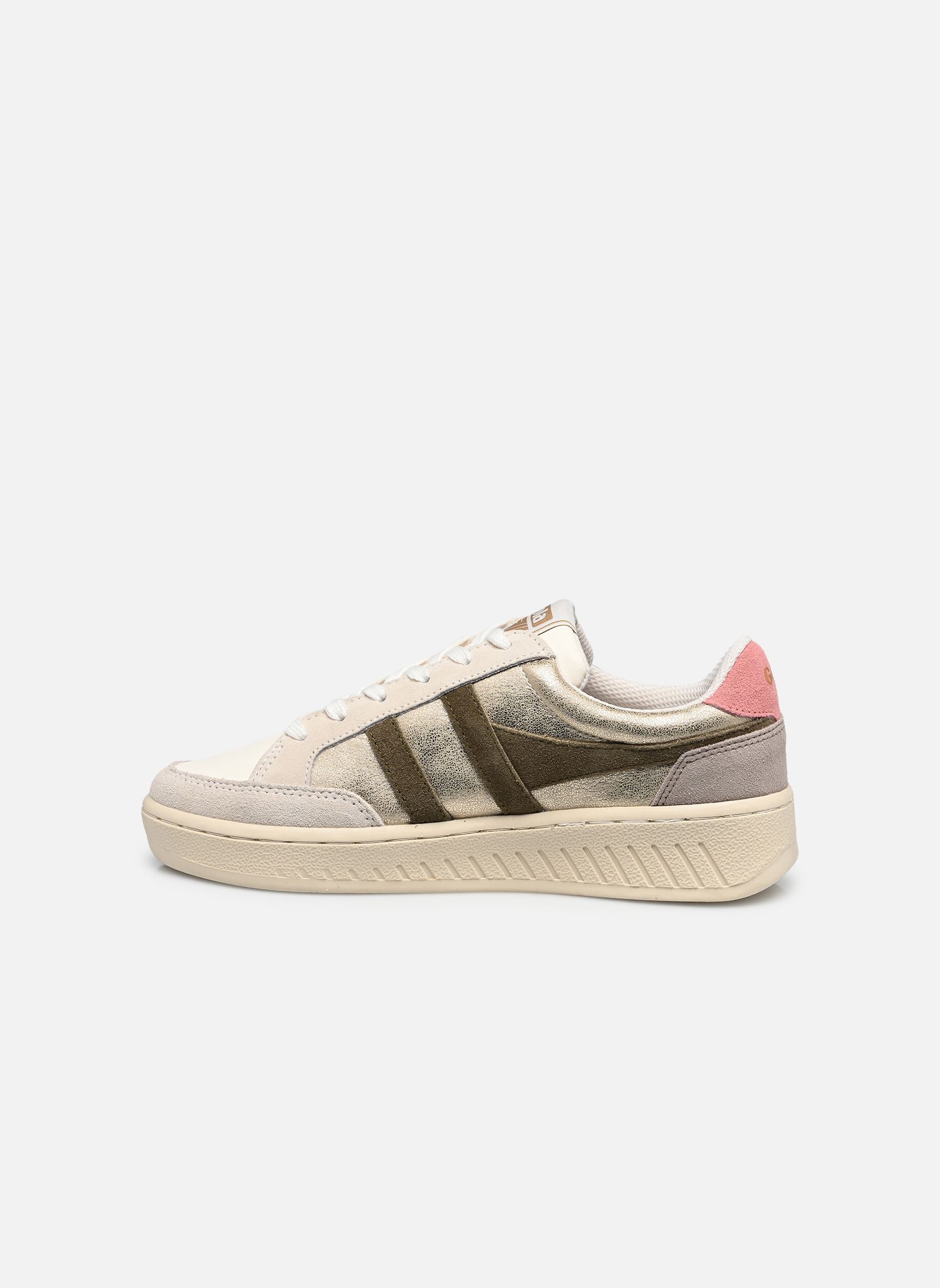 Baskets basses SUPERSLAM BLAZE femme blanc Gola Baskets basses SUPERSLAM BLAZE femme blanc GOLD/KHAKI/CORAL PINK