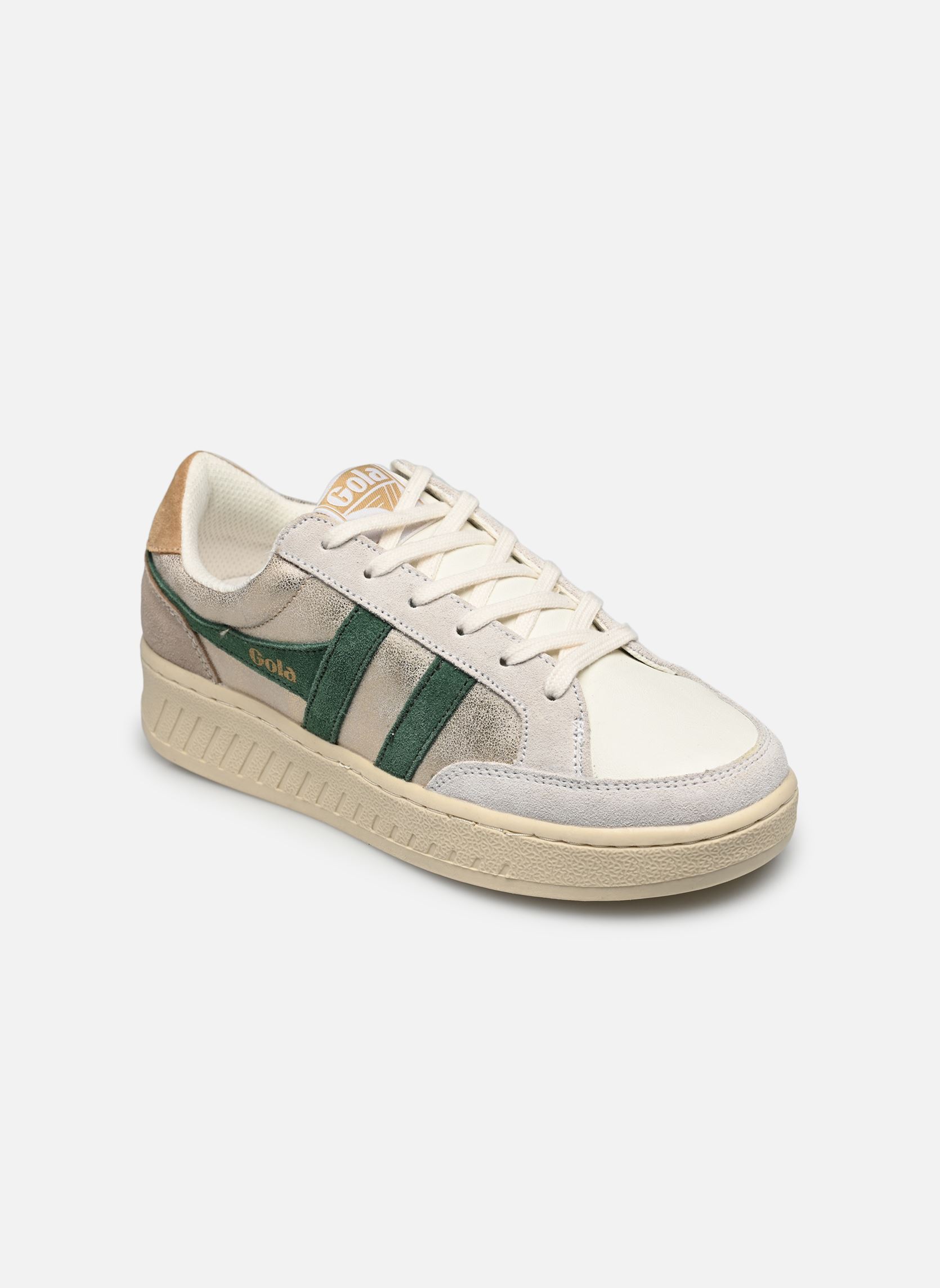 Baskets basses SUPERSLAM BLAZE femme or et bronze Gola Baskets basses SUPERSLAM BLAZE femme or et bronze GOLD/EVERGREEN/BROWN SUGAR