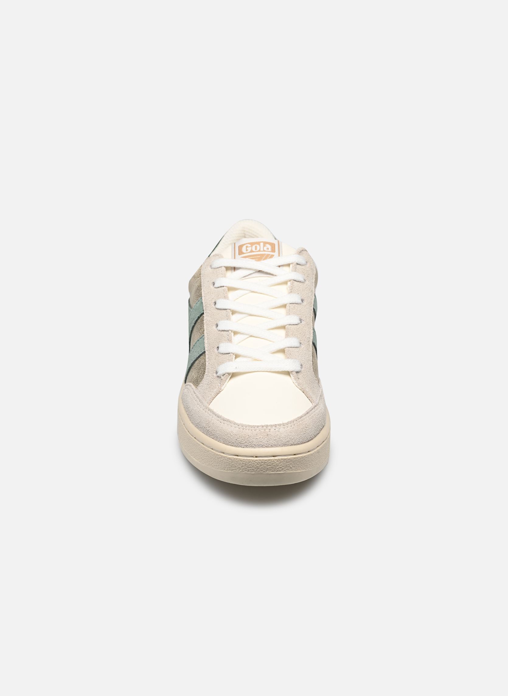 Lage sneakers SUPERSLAM BLAZE dames goud en brons Gola Lage sneakers SUPERSLAM BLAZE dames goud en brons GOLD/GREEN MIST/EVERGREEN