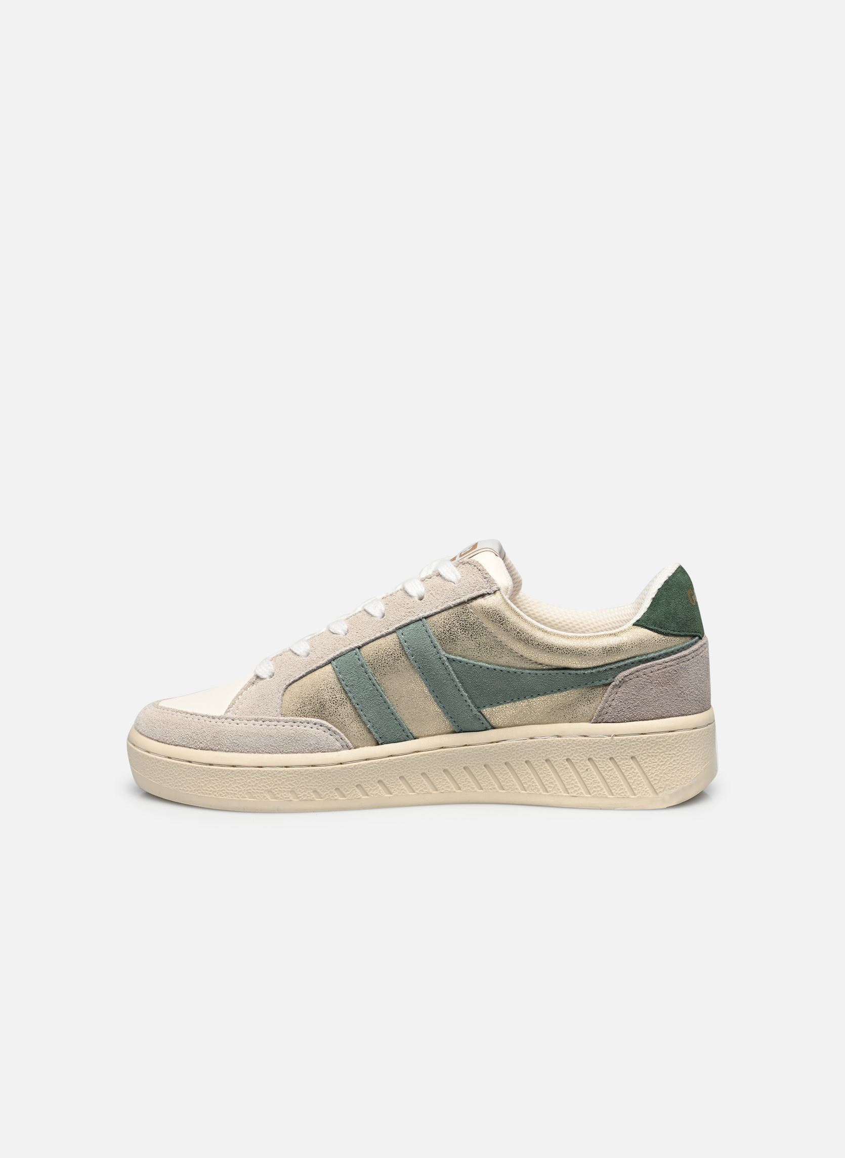 Lage sneakers SUPERSLAM BLAZE dames goud en brons Gola Lage sneakers SUPERSLAM BLAZE dames goud en brons GOLD/GREEN MIST/EVERGREEN