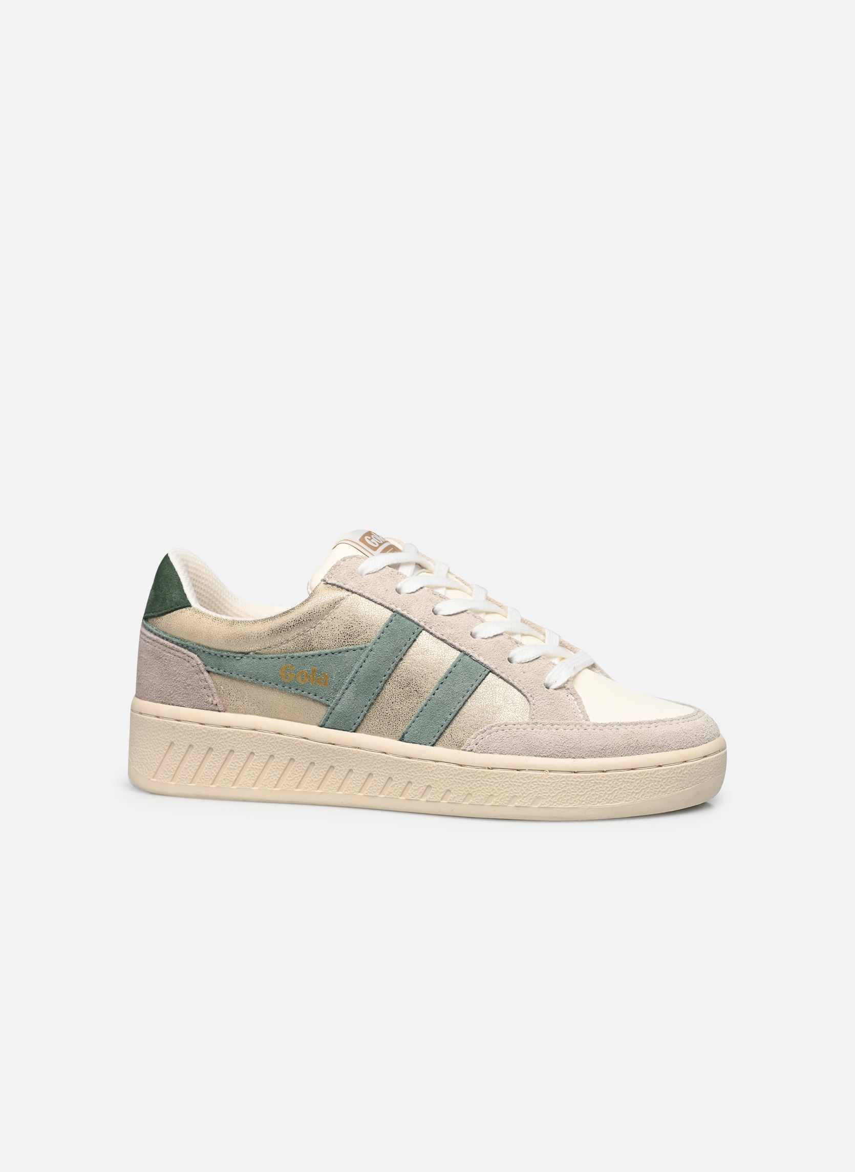Lage sneakers SUPERSLAM BLAZE dames goud en brons Gola Lage sneakers SUPERSLAM BLAZE dames goud en brons GOLD/GREEN MIST/EVERGREEN
