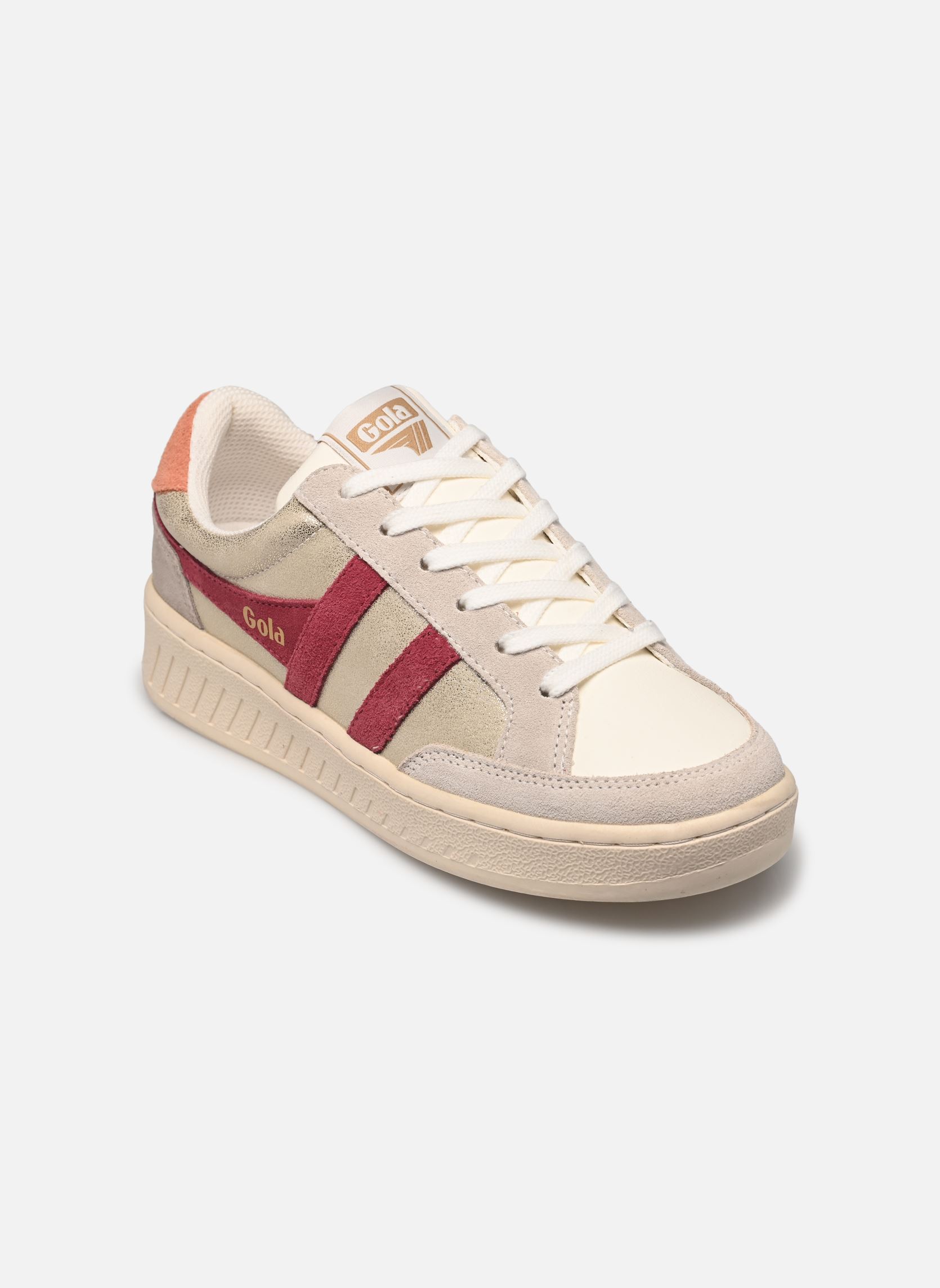 Baskets basses SUPERSLAM BLAZE femme or et bronze Gola Baskets basses SUPERSLAM BLAZE femme or et bronze GOLD/CERISE/TERRACOTTA