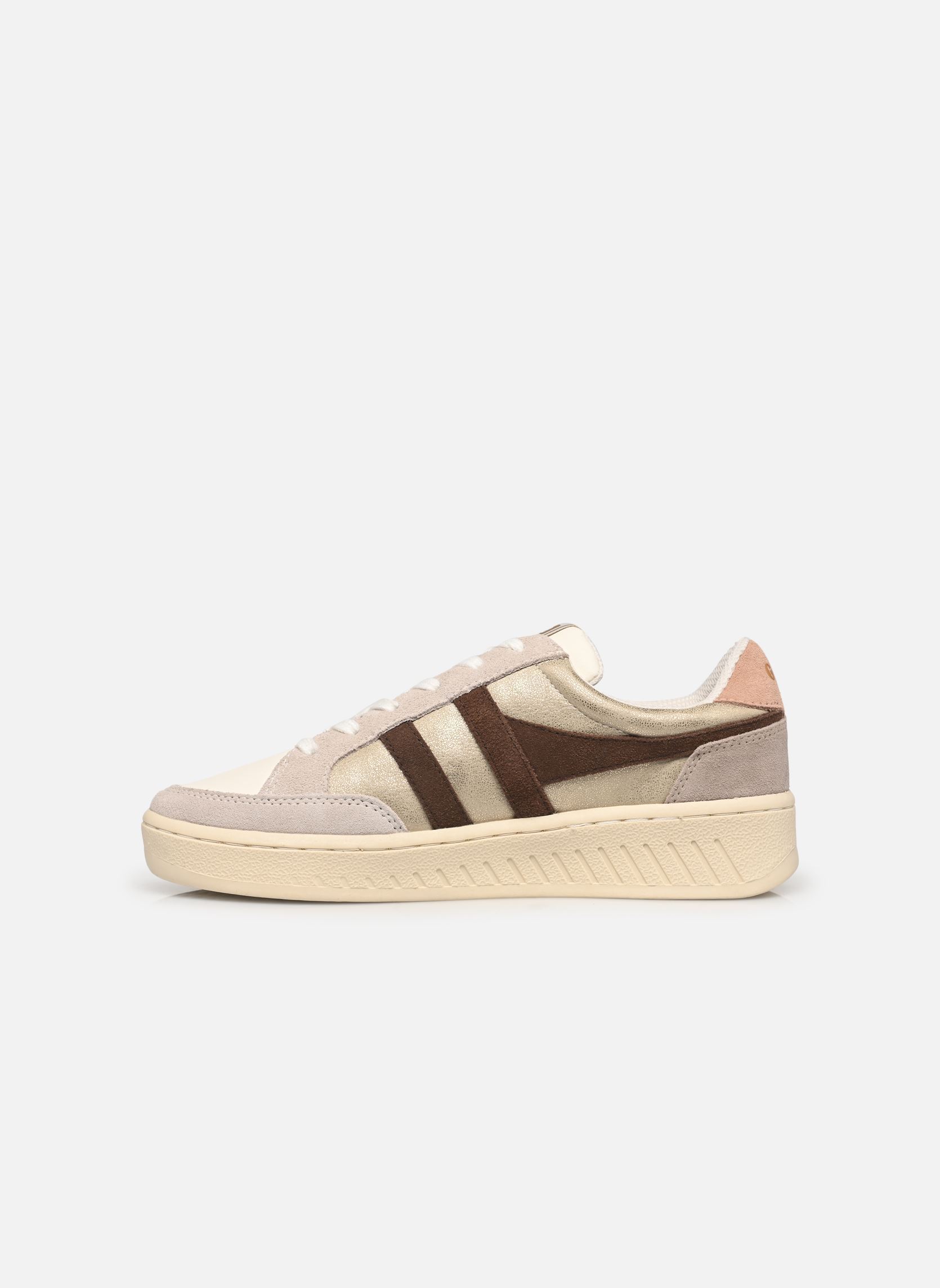 Lage sneakers SUPERSLAM BLAZE dames goud en brons Gola Lage sneakers SUPERSLAM BLAZE dames goud en brons GOLD/DARK BROWN/CAMEO