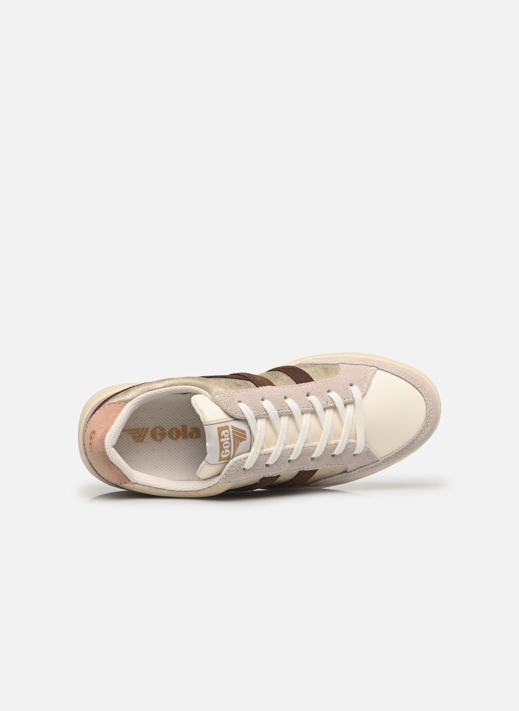 Lage sneakers SUPERSLAM BLAZE dames goud en brons Gola Lage sneakers SUPERSLAM BLAZE dames goud en brons GOLD/DARK BROWN/CAMEO