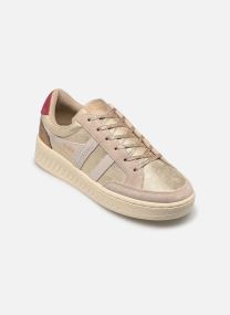 Baskets basses SUPERSLAM BLAZE femme or et bronze Gola Baskets basses SUPERSLAM BLAZE femme or et bronze GOLD/OFF WHITE/CERISE
