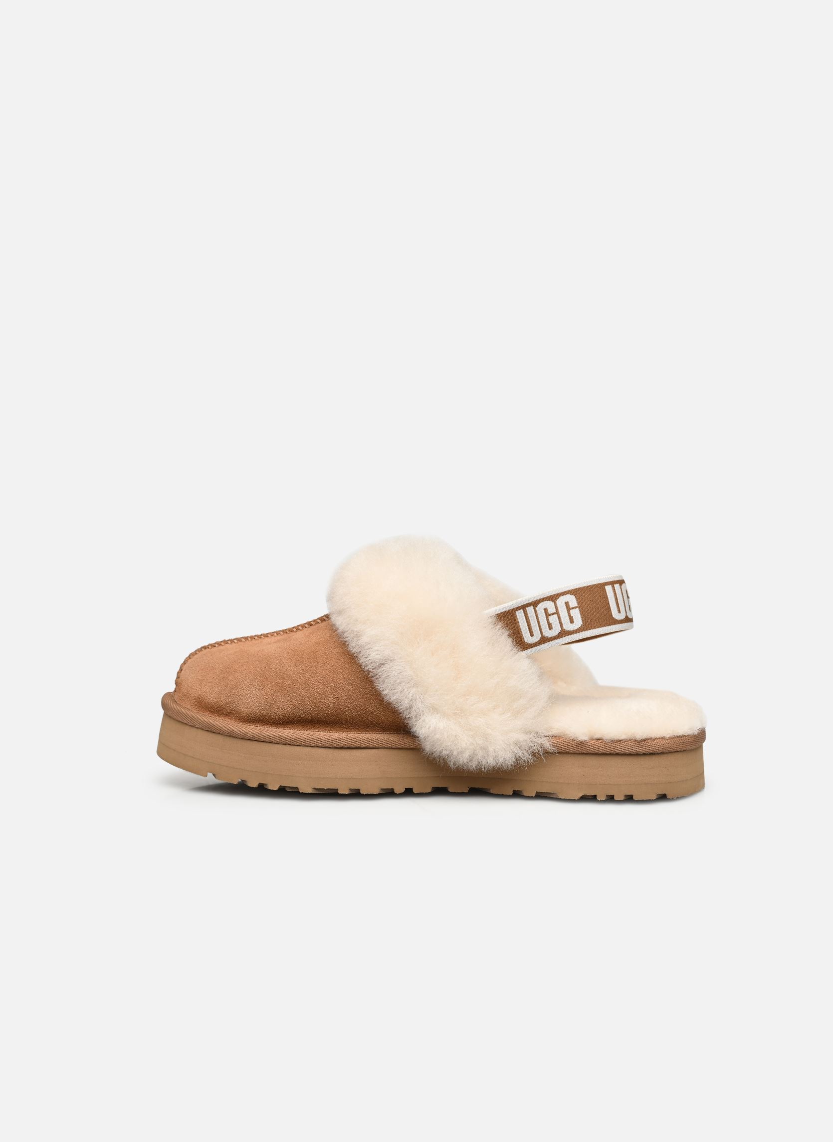 Pantoffels K FUNKETTE bruin UGG Pantoffels K FUNKETTE bruin CHESTNUT