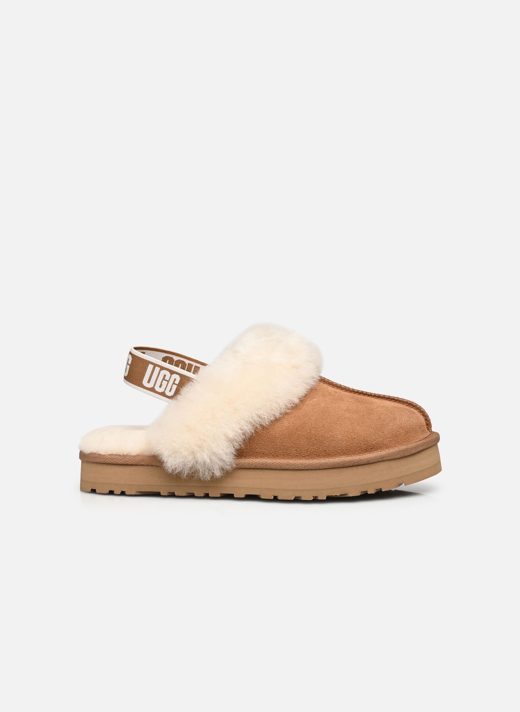 Pantoffels K FUNKETTE bruin UGG Pantoffels K FUNKETTE bruin CHESTNUT