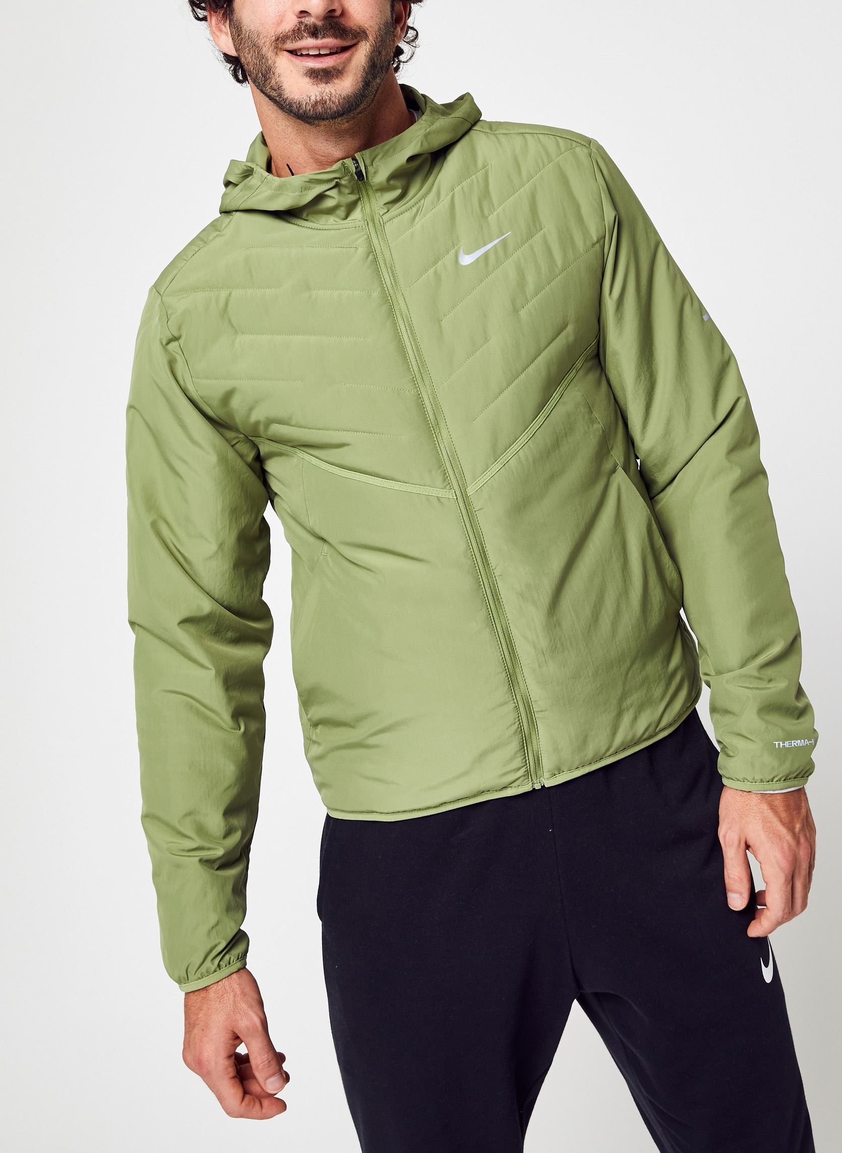 veste nike verte et grise