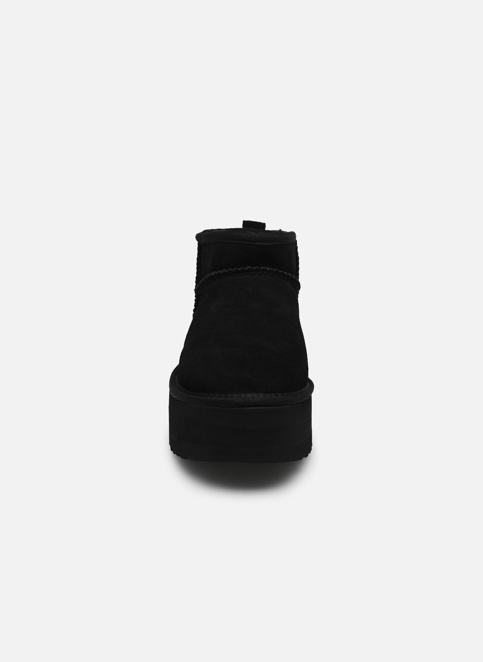 Bottines fourrées W Classic Ultra Mini Platform femme noir UGG Bottines fourrées W Classic Ultra Mini Platform femme noir BLACK
