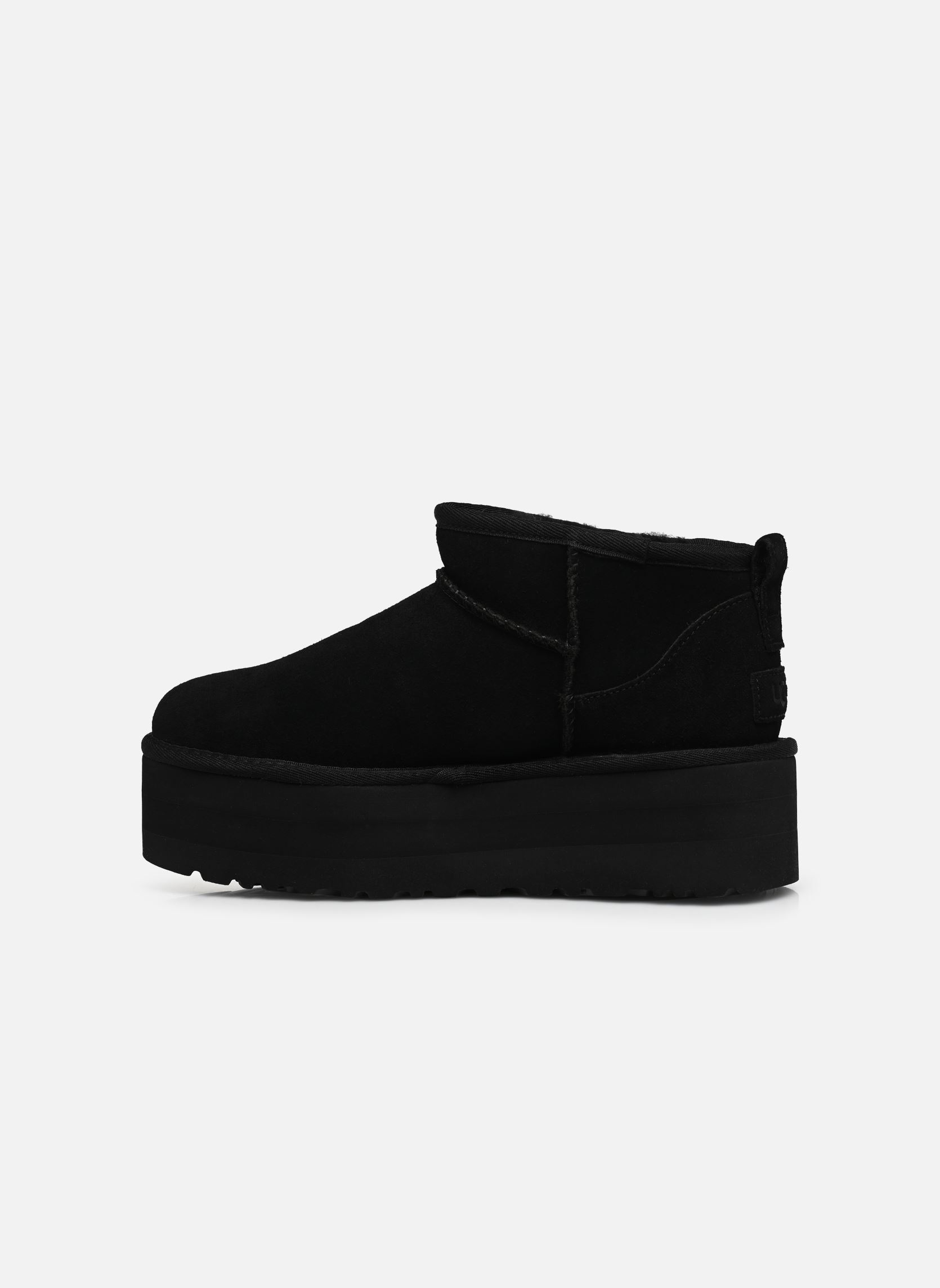 Bottines fourrées W Classic Ultra Mini Platform femme noir UGG Bottines fourrées W Classic Ultra Mini Platform femme noir BLACK