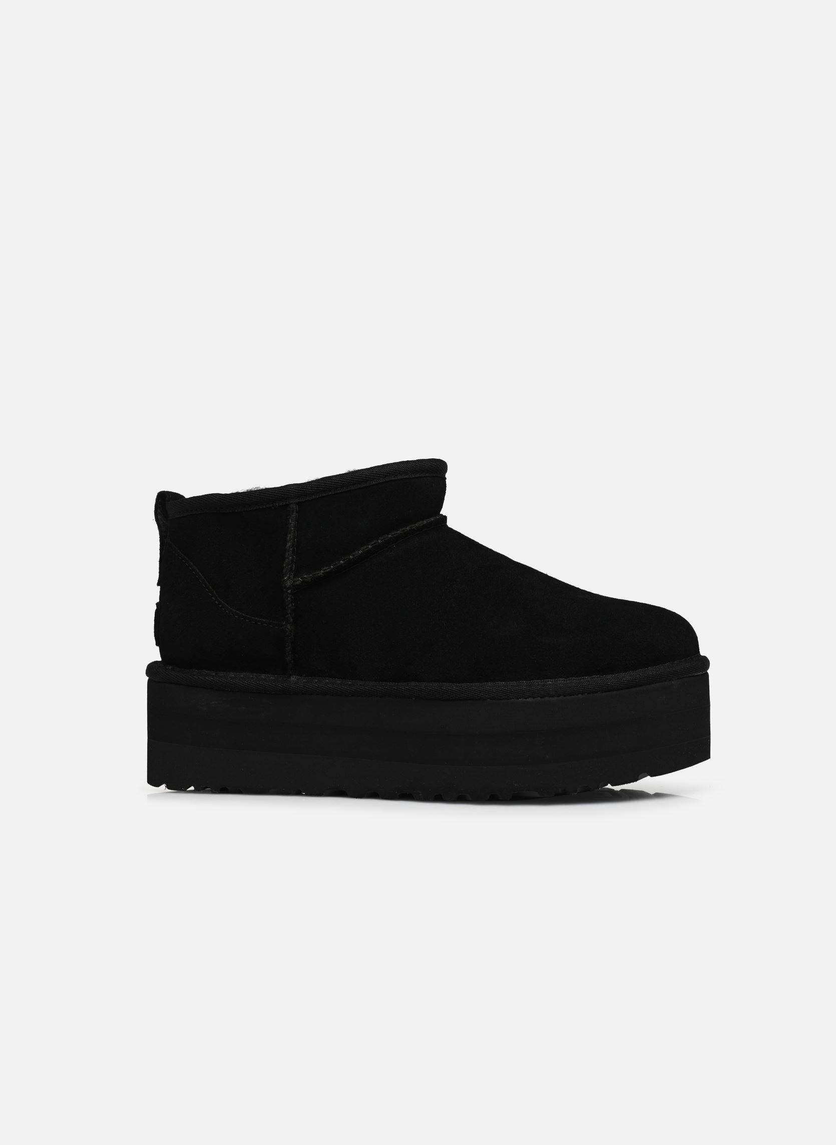 Bottines fourrées W Classic Ultra Mini Platform femme noir UGG Bottines fourrées W Classic Ultra Mini Platform femme noir BLACK