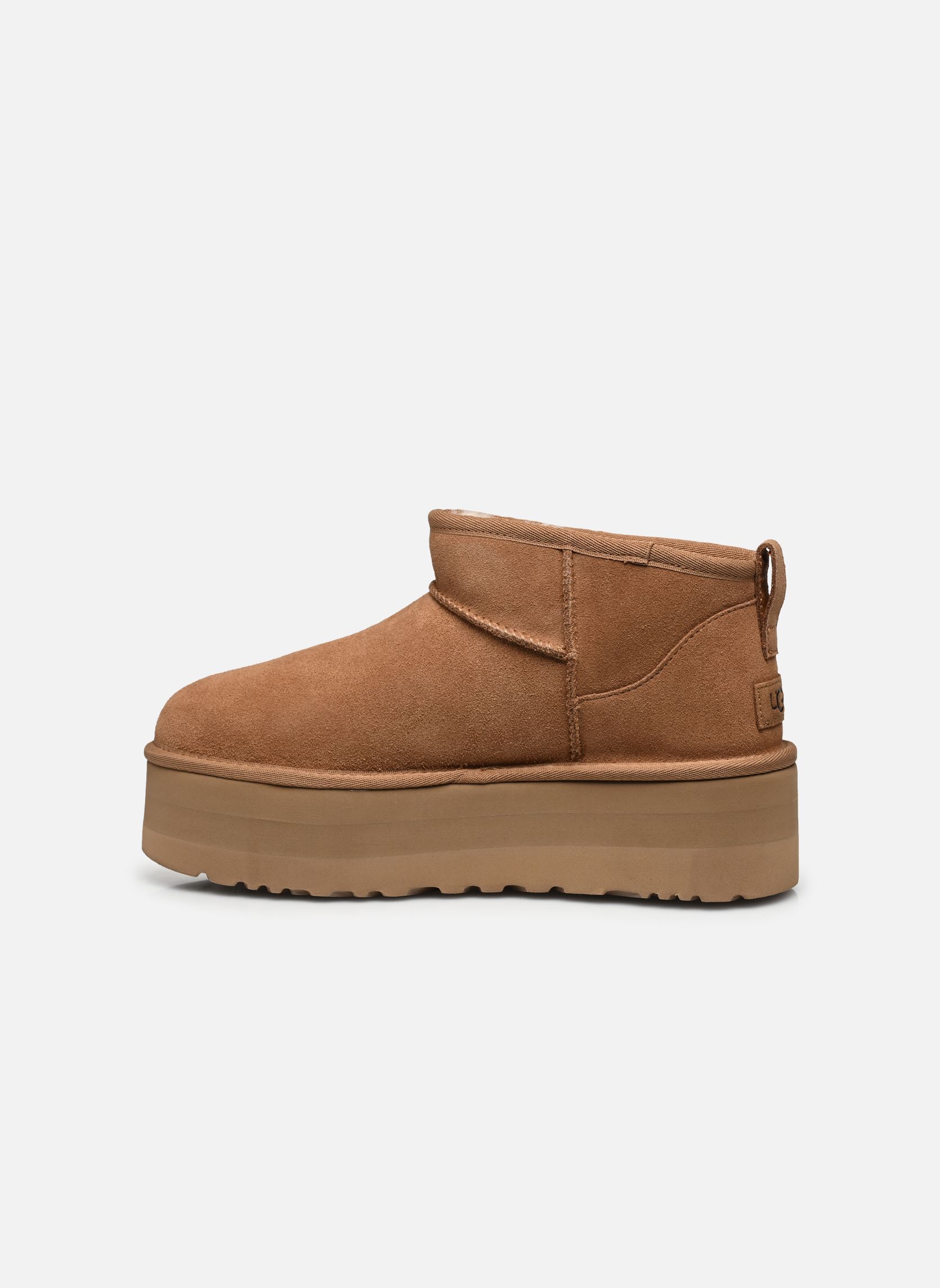Gefütterte Stiefeletten W Classic Ultra Mini Platform damen braun UGG Gefütterte Stiefeletten W Classic Ultra Mini Platform damen braun CHESTNUT