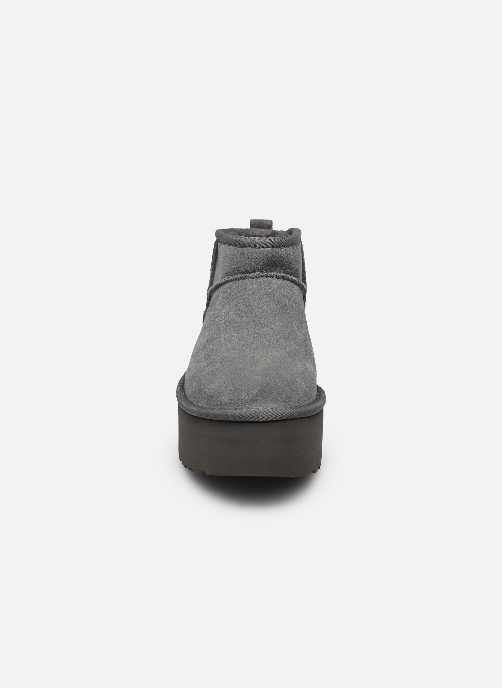 Bottines fourrées W Classic Ultra Mini Platform femme gris UGG Bottines fourrées W Classic Ultra Mini Platform femme gris CHARCOAL