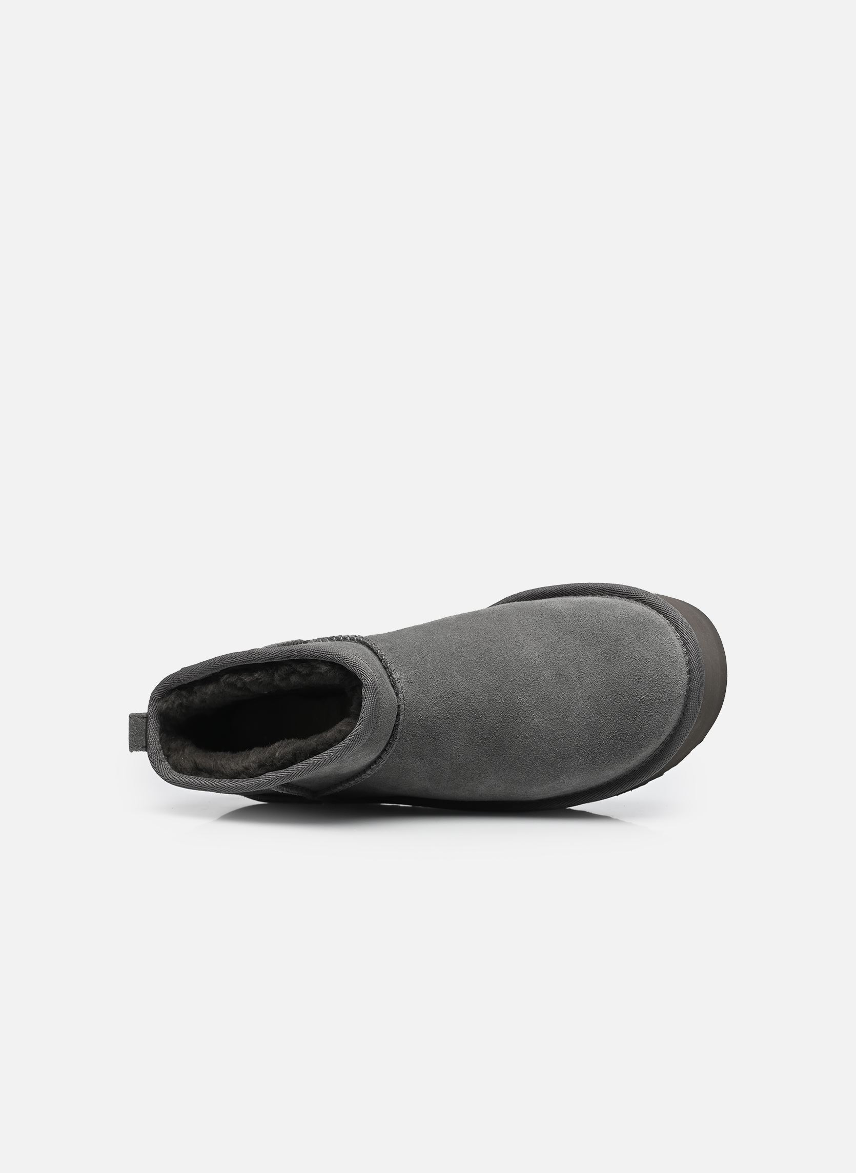Bottines fourrées W Classic Ultra Mini Platform femme gris UGG Bottines fourrées W Classic Ultra Mini Platform femme gris CHARCOAL