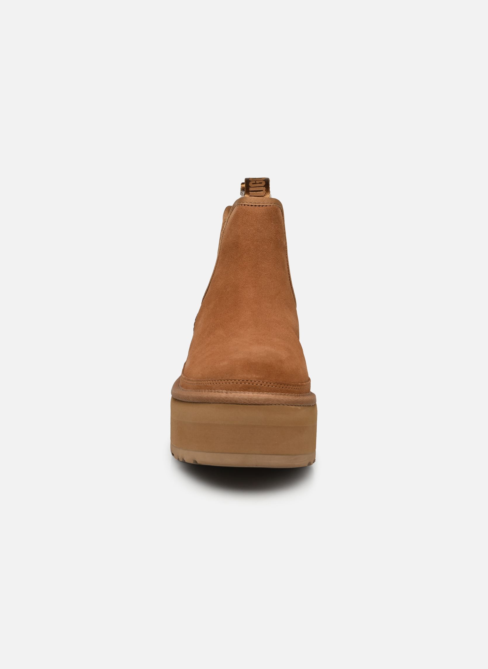 Gefütterte Stiefeletten W NEUMEL PLATFORM CHELSEA damen braun UGG Gefütterte Stiefeletten W NEUMEL PLATFORM CHELSEA damen braun Chestnut
