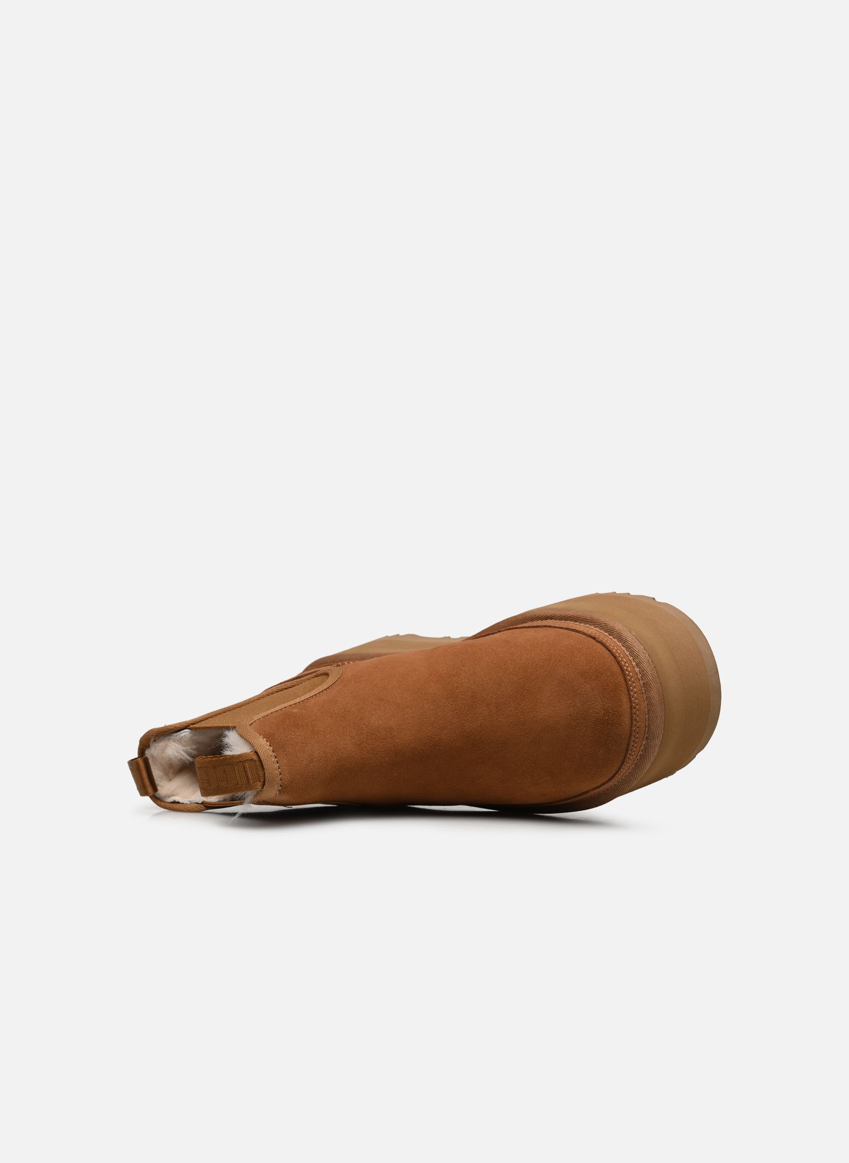Gefütterte Stiefeletten W NEUMEL PLATFORM CHELSEA damen braun UGG Gefütterte Stiefeletten W NEUMEL PLATFORM CHELSEA damen braun Chestnut