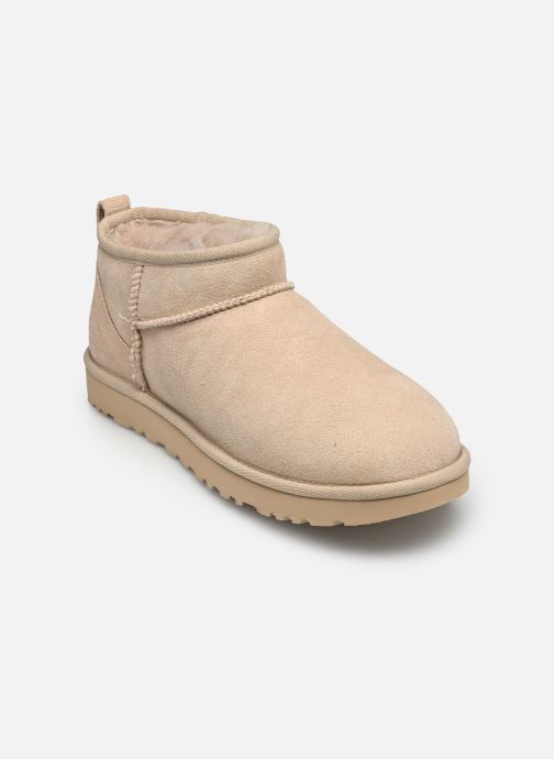 UGG Bottines fourrées W Classic Ultra Mini femme beige