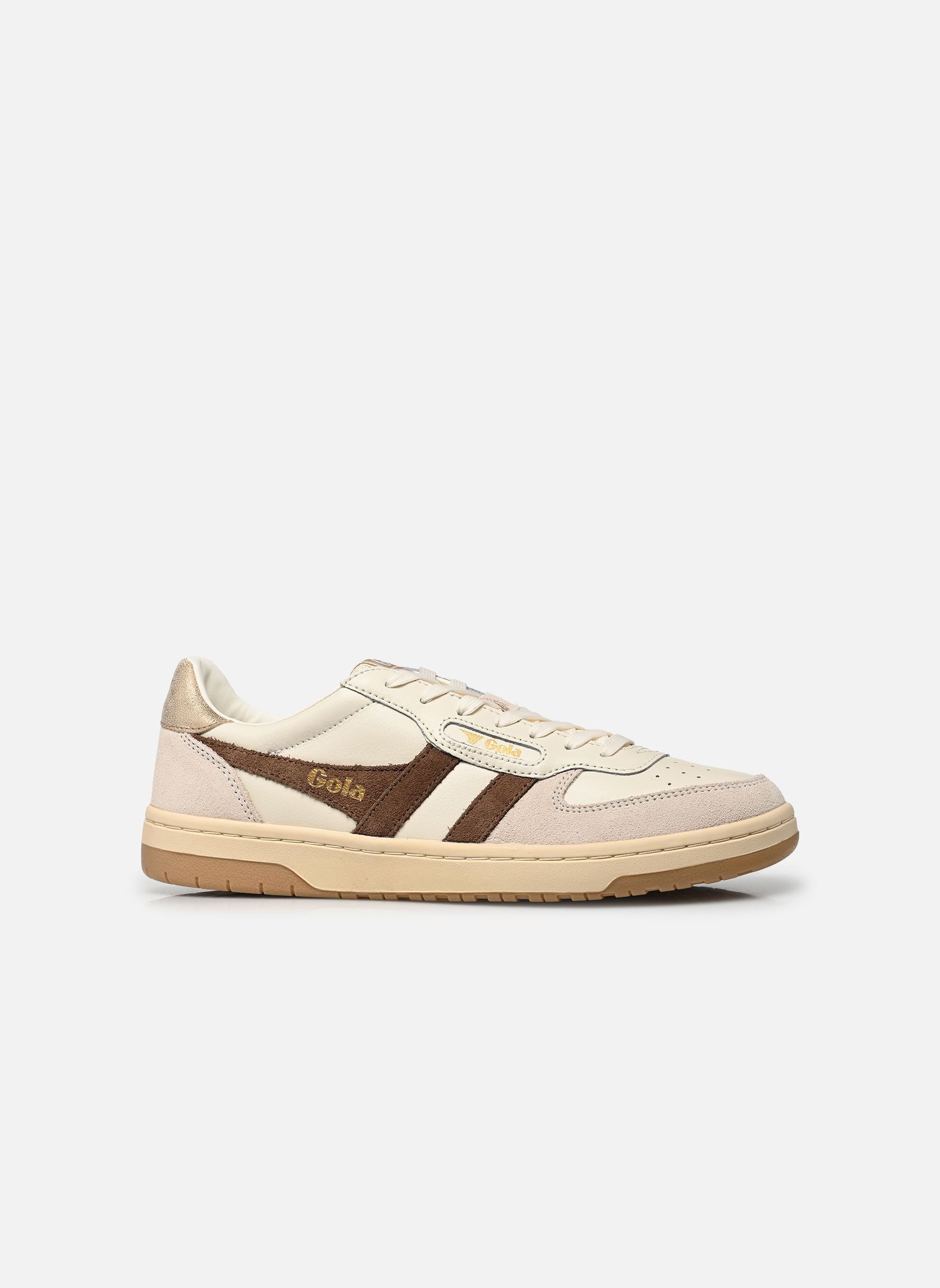 Baskets basses HAWK W femme blanc Gola Baskets basses HAWK W femme blanc OFF WHITE/OTTER/GOLD