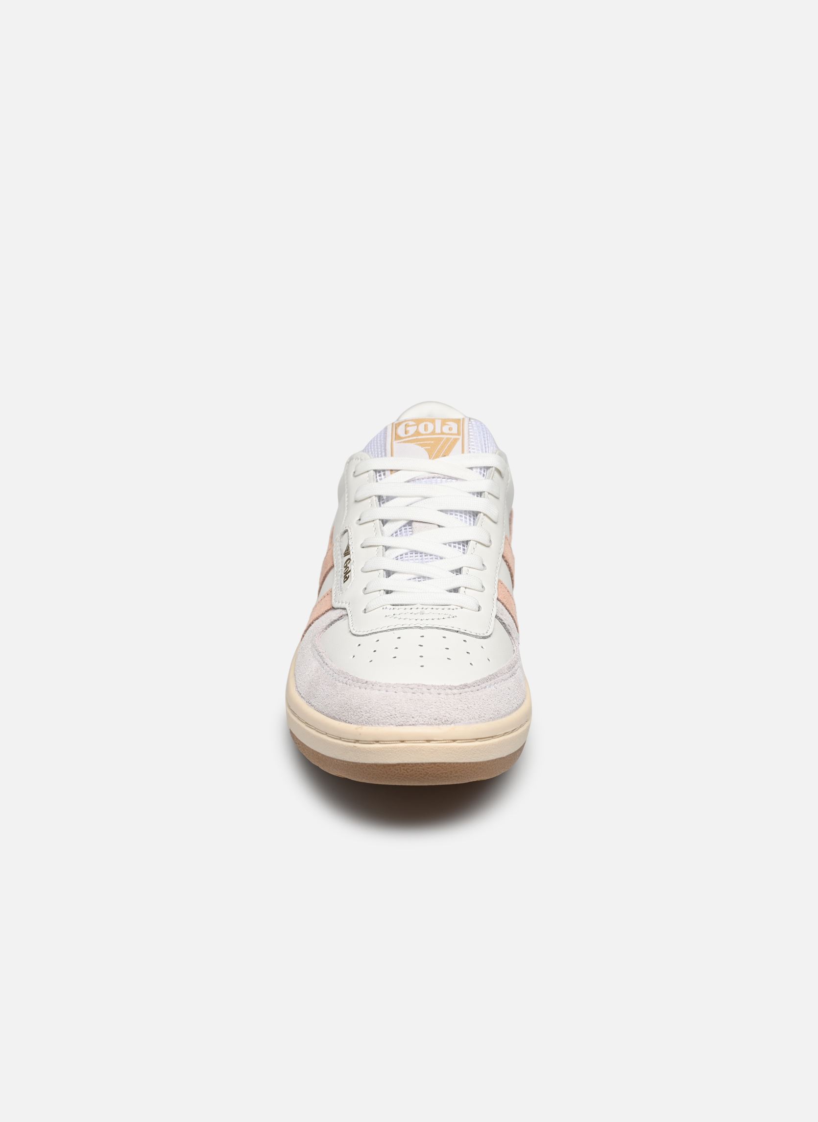Lage sneakers HAWK W dames wit Gola Lage sneakers HAWK W dames wit WHITE/PEARL PINK/GOLD