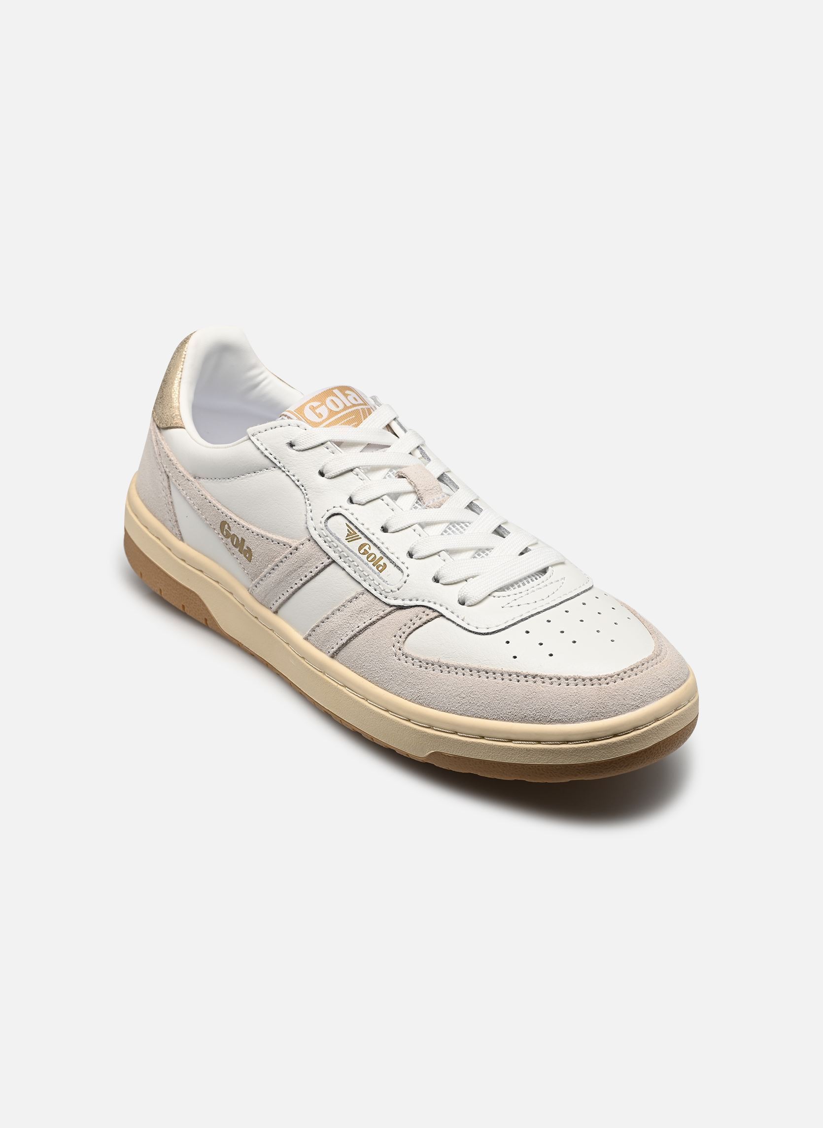 Baskets basses HAWK W femme blanc Gola Baskets basses HAWK W femme blanc WHITE/WHITE/GOLD