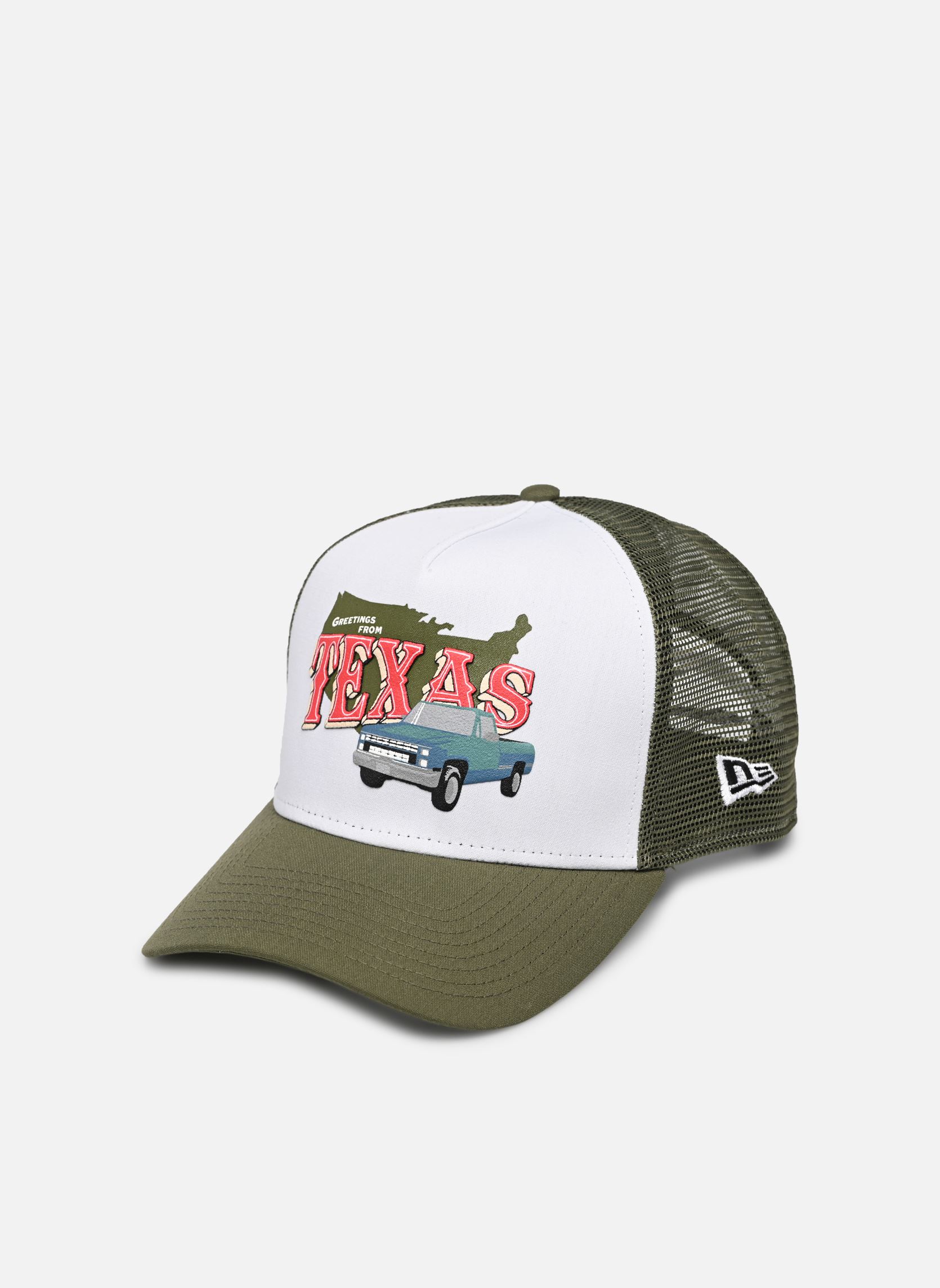 Petten Us State Wordmark Trucker groen New Era Petten Us State Wordmark Trucker groen New Era Nov