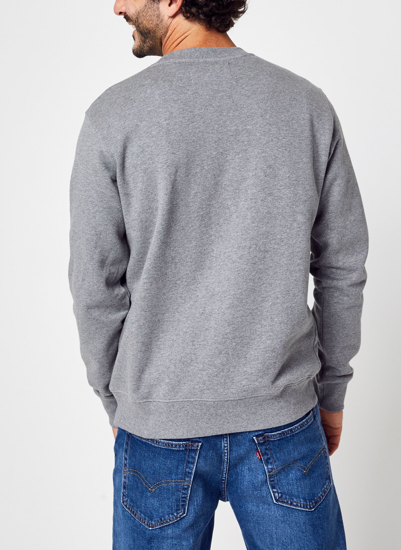 Pulls Core Monogram Crewneck homme gris Calvin Klein Jeans Pulls Core Monogram Crewneck homme gris MID GREY HEATHER