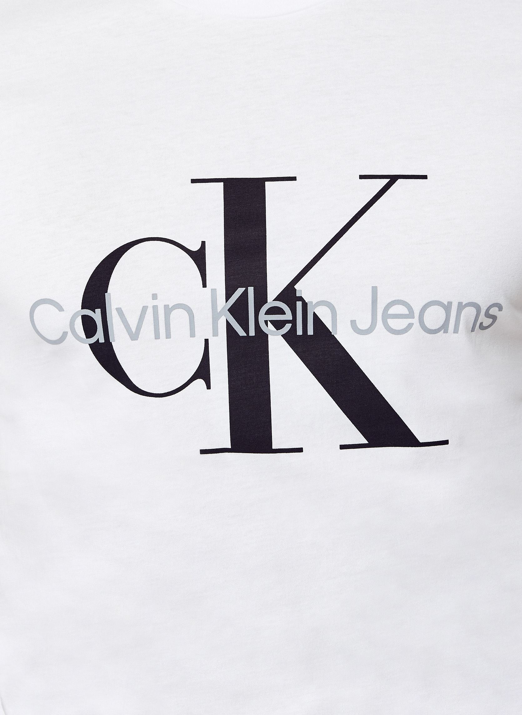 Tee-shirts Core Monogram Slim Tee homme blanc Calvin Klein Jeans Tee-shirts Core Monogram Slim Tee homme blanc BRIGHT WHITE
