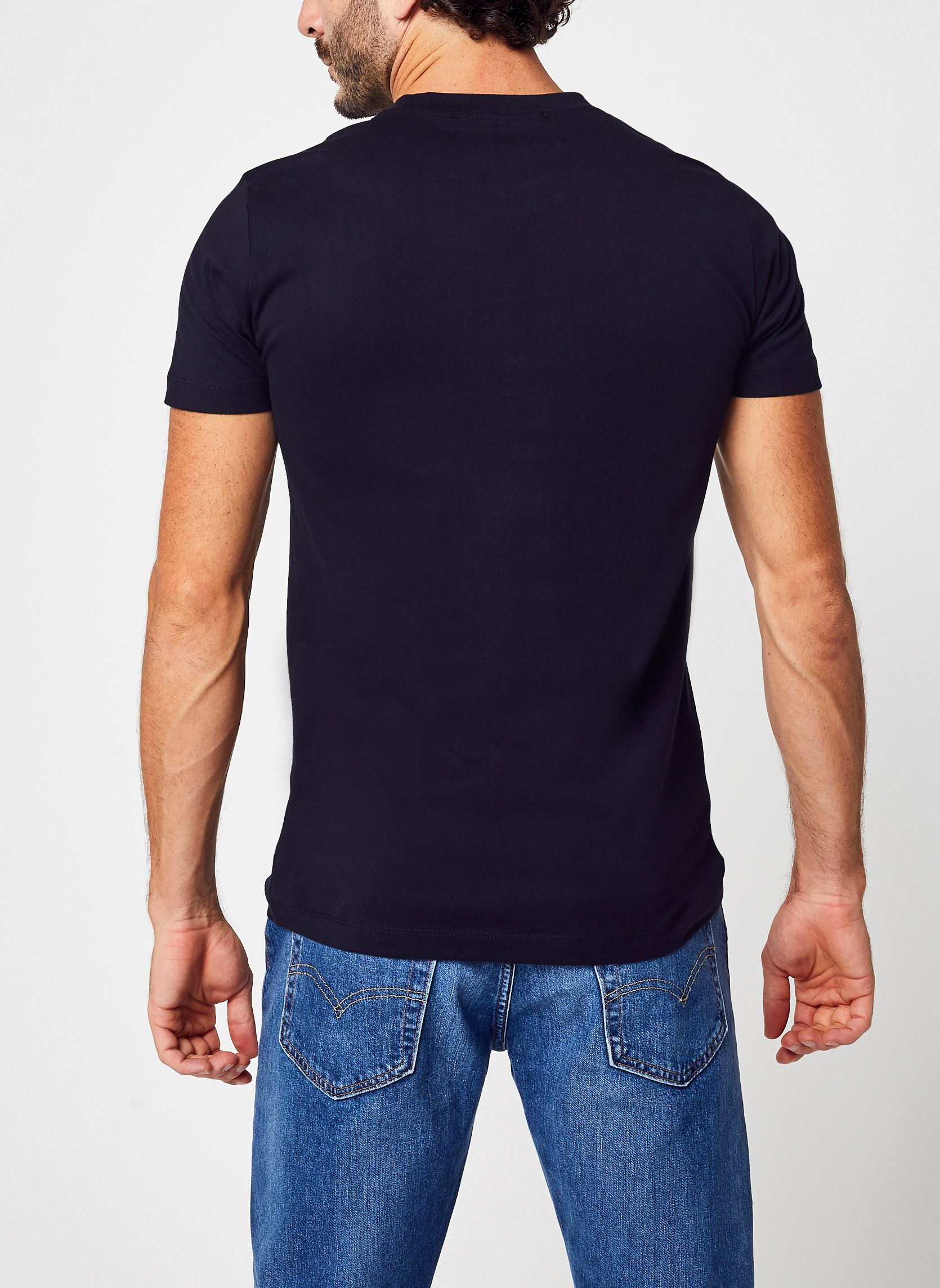 Tee-shirts Core Monogram Slim Tee homme noir Calvin Klein Jeans Tee-shirts Core Monogram Slim Tee homme noir CK BLACK