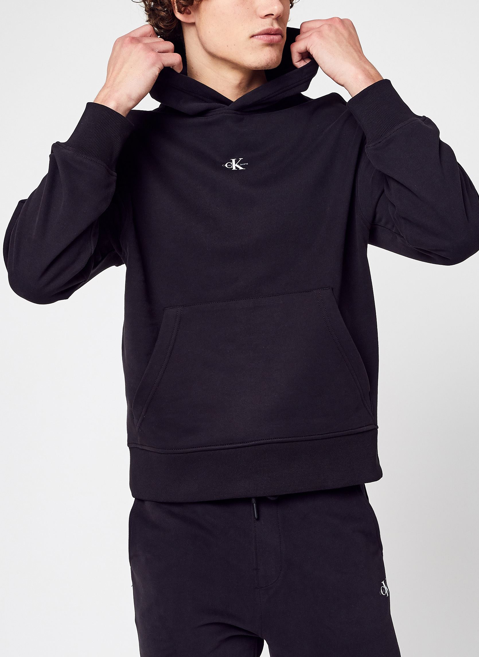 Vêtements Calvin Klein Jeans Micro Monologo Hoodie pour Accessoires - vue 2