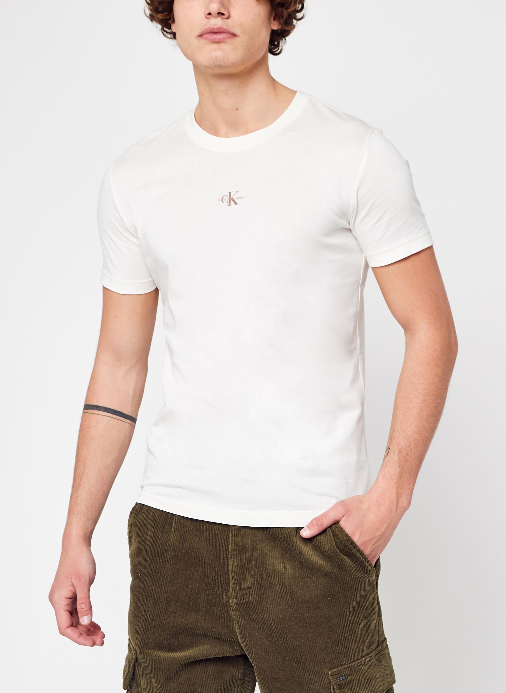 Vêtements Calvin Klein Jeans Micro Monologo Tee pour Accessoires