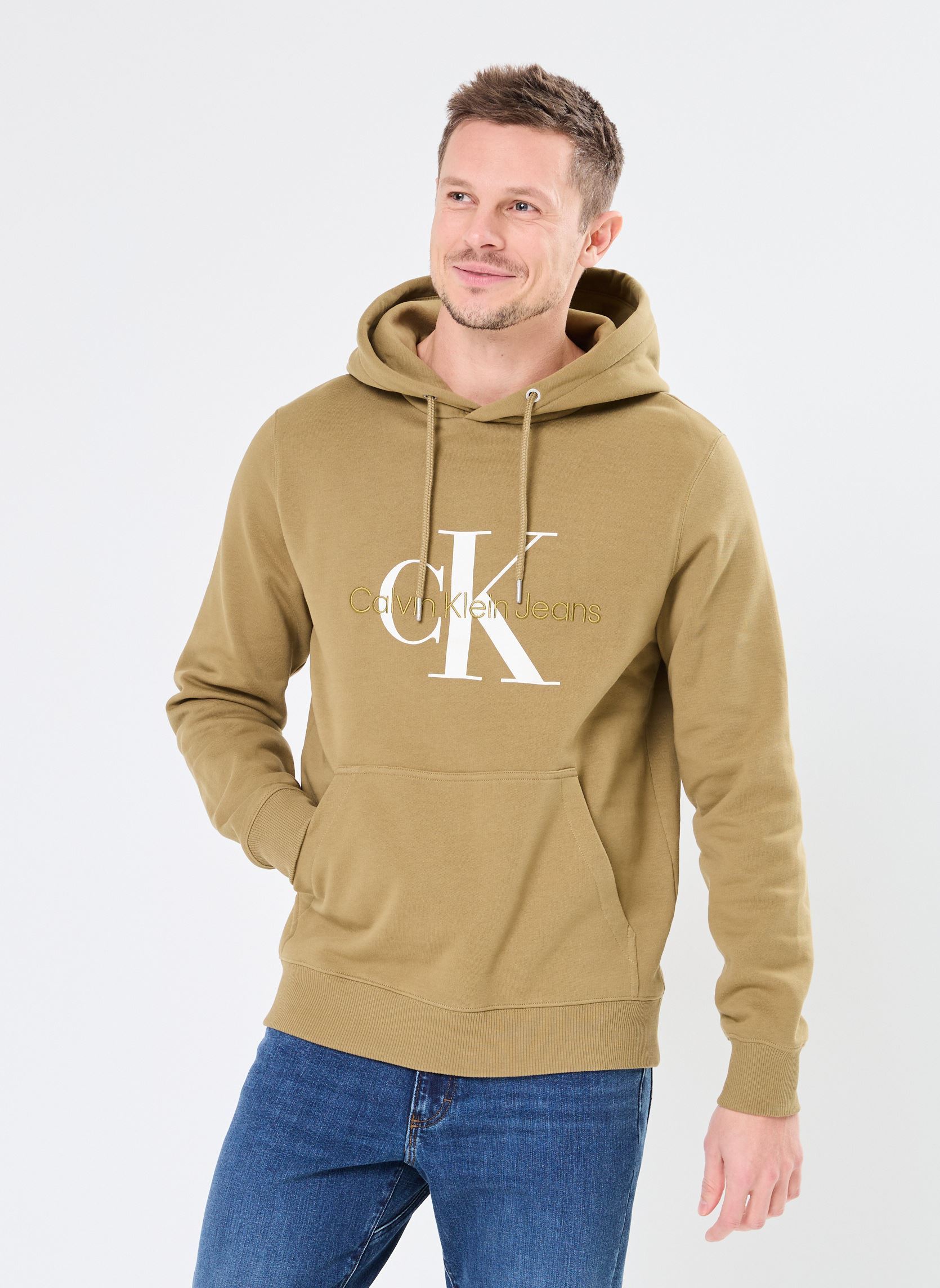 Vêtements Calvin Klein Jeans Seasonal Monologo Regular Hoodie pour  Accessoires