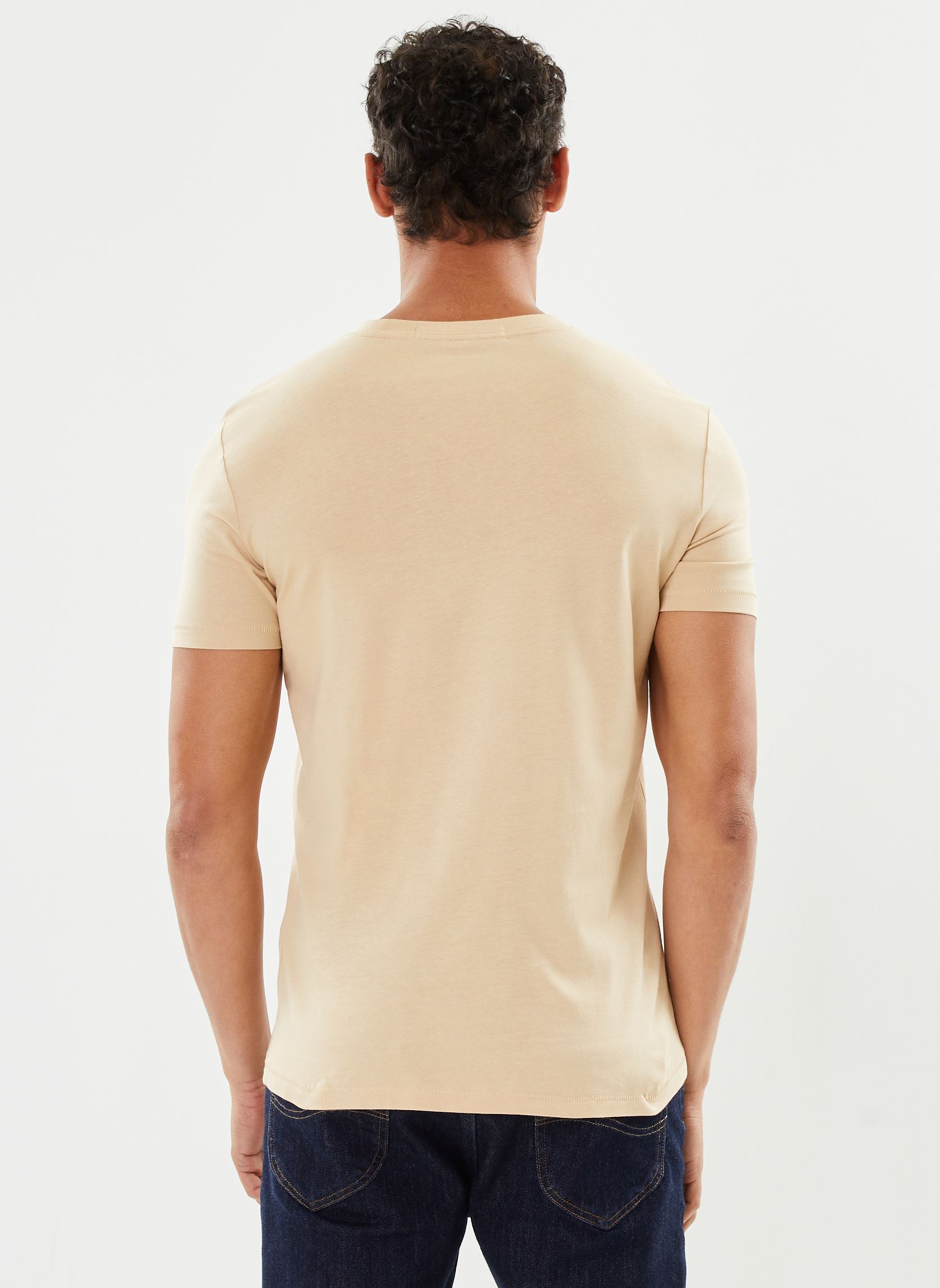 Tee-shirts Seasonal Monologo Tee homme beige Calvin Klein Jeans Tee-shirts Seasonal Monologo Tee homme beige BEIGE