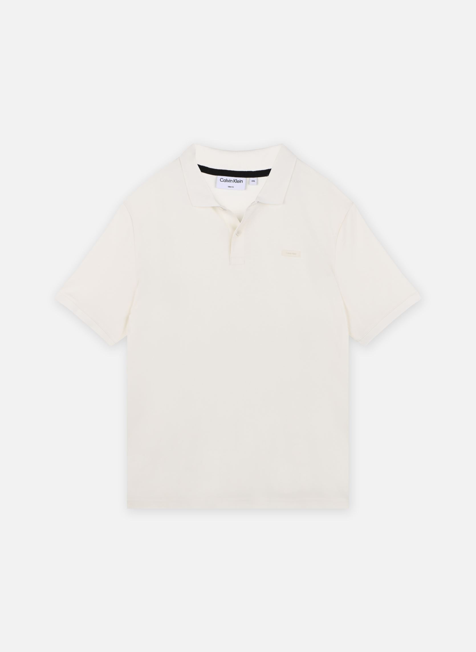Vêtements Calvin Klein Smooth Cotton Slim Polo pour Accessoires - vue 3