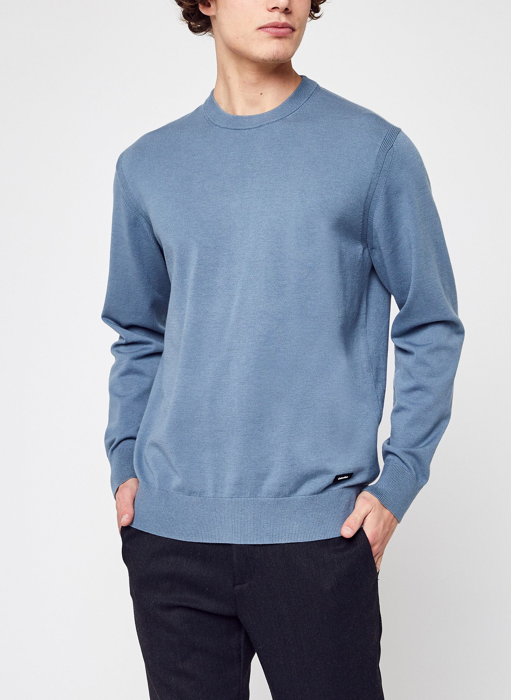 Vêtements Calvin Klein Tencel Blend Cn Sweater pour Accessoires - vue 2