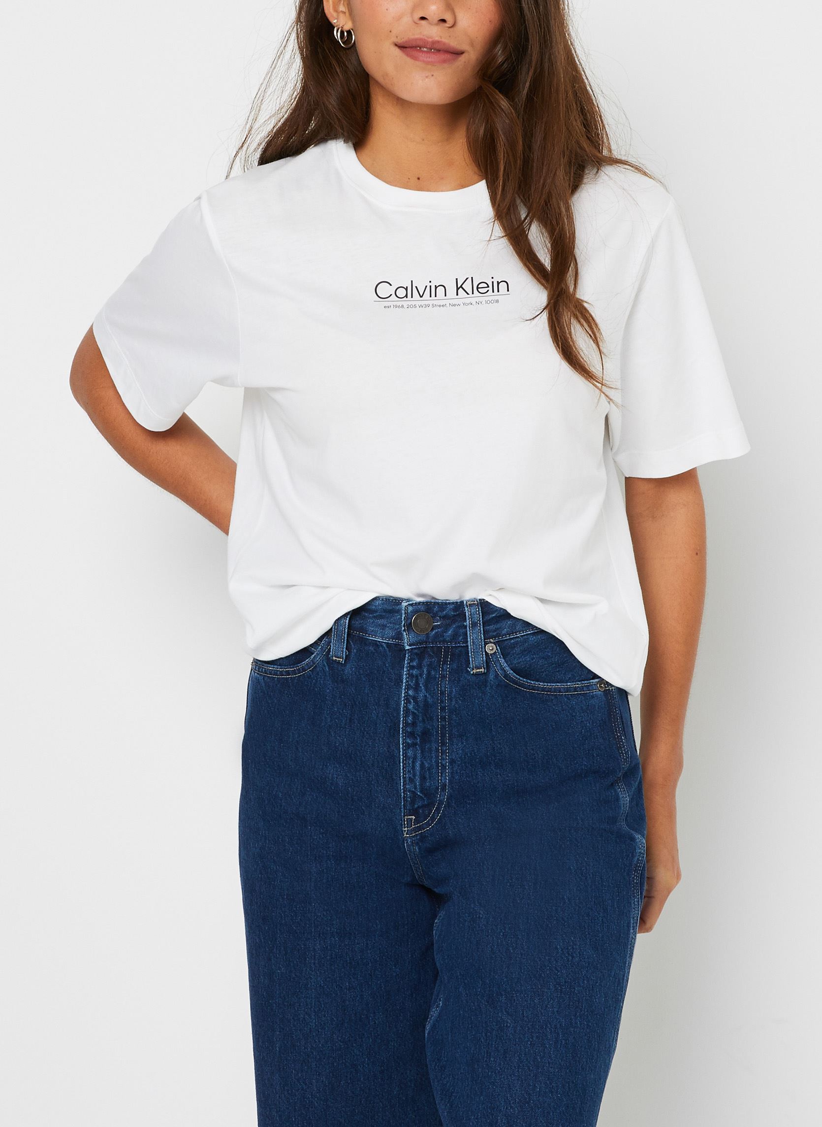 T shirt Calvin Klein Jeans Coordinates logo gra EU